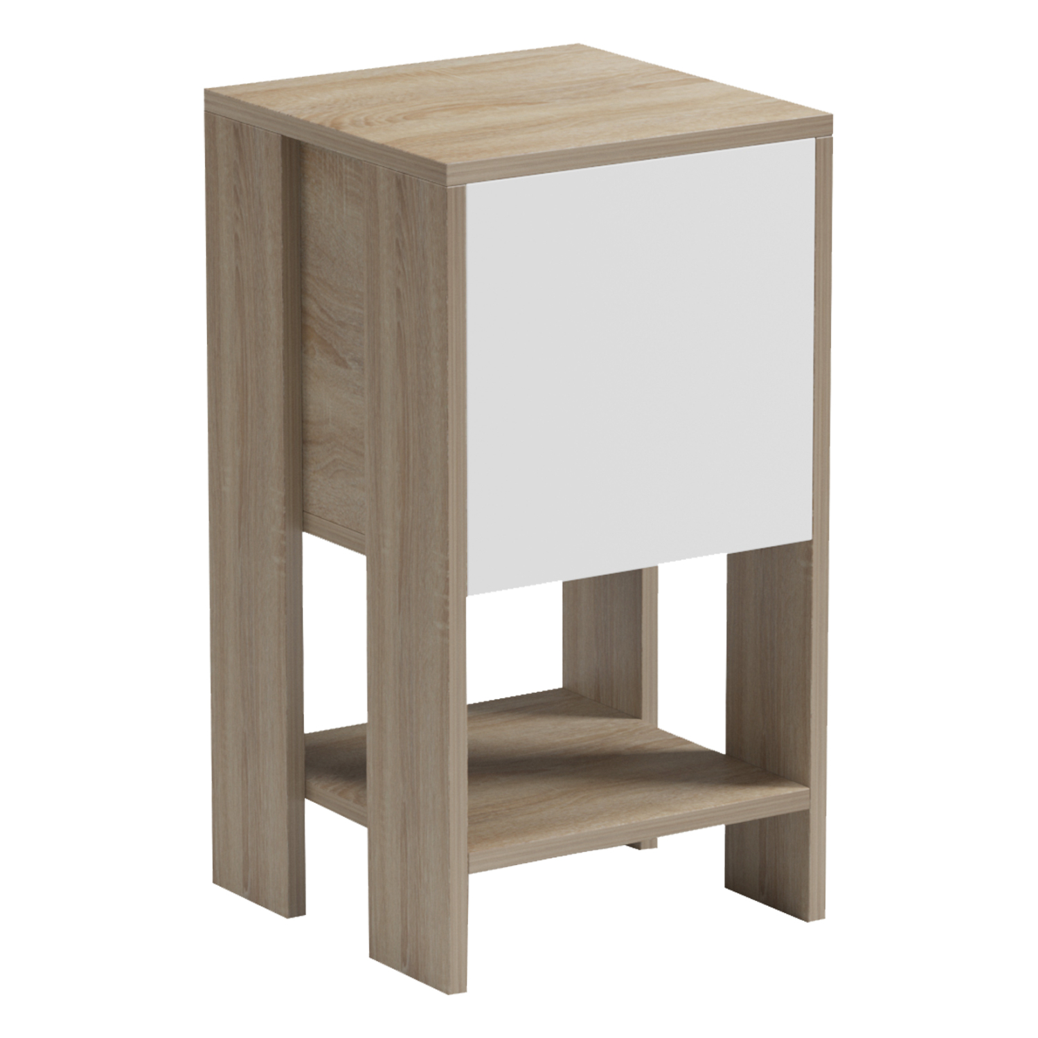 ΚΟΜΟΔΙΝΟ ARGUS HM18378.11 ΜΕΛΑΜΙΝΗ ΛΕΥΚΟ/SONAMA 30x30x55Υεκ. 1