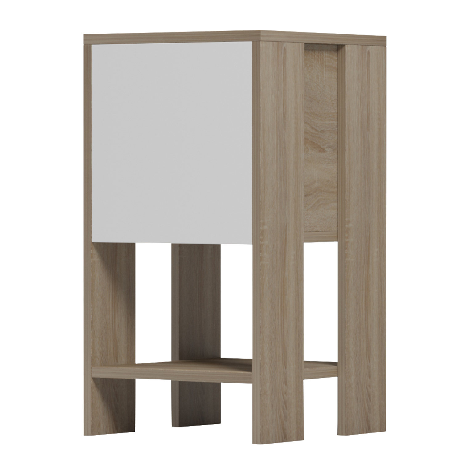 ΚΟΜΟΔΙΝΟ ARGUS HM18378.11 ΜΕΛΑΜΙΝΗ ΛΕΥΚΟ/SONAMA 30x30x55Υεκ. 5
