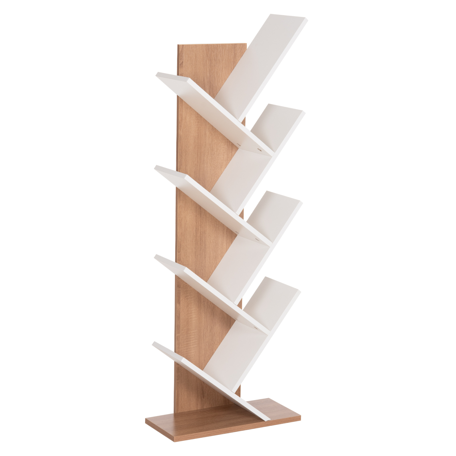 ΒΙΒΛΙΟΘΗΚΗ LIANA HM9028.14 ΜΕΛΑΜΙΝΗ SONAMA/ΛΕΥΚΟ 46x22x128,5Yεκ. 1