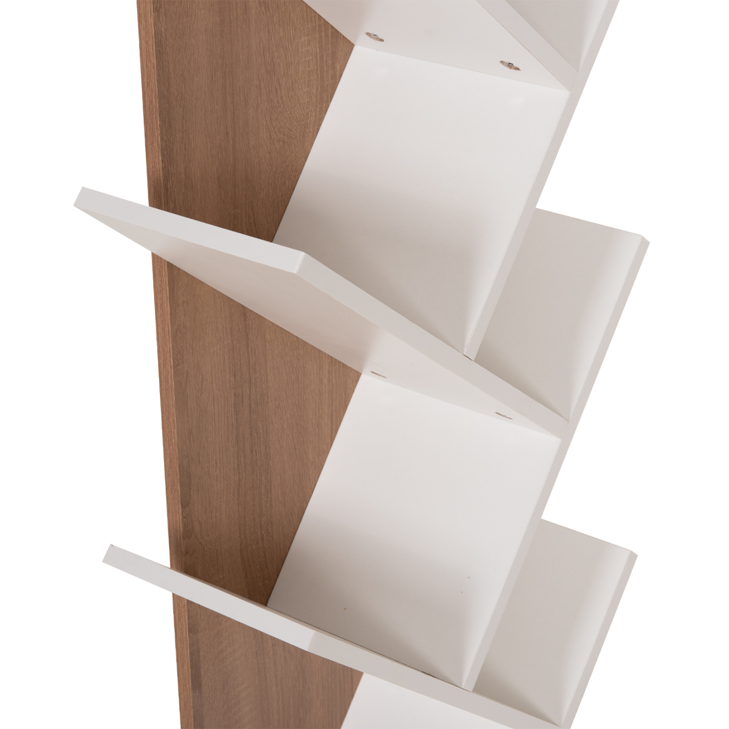 ΒΙΒΛΙΟΘΗΚΗ LIANA HM9028.14 ΜΕΛΑΜΙΝΗ SONAMA/ΛΕΥΚΟ 46x22x128,5Yεκ. 10