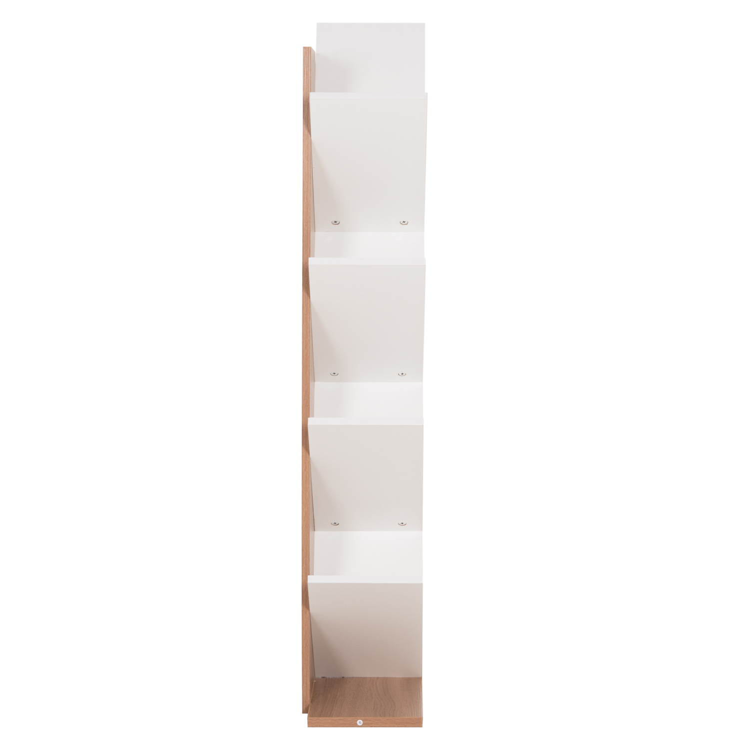 ΒΙΒΛΙΟΘΗΚΗ LIANA HM9028.14 ΜΕΛΑΜΙΝΗ SONAMA/ΛΕΥΚΟ 46x22x128,5Yεκ. 5