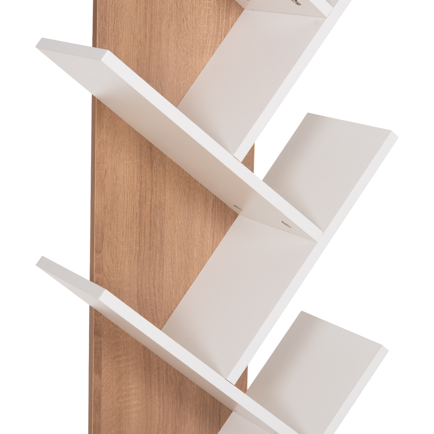 ΒΙΒΛΙΟΘΗΚΗ LIANA HM9028.14 ΜΕΛΑΜΙΝΗ SONAMA/ΛΕΥΚΟ 46x22x128,5Yεκ. 8