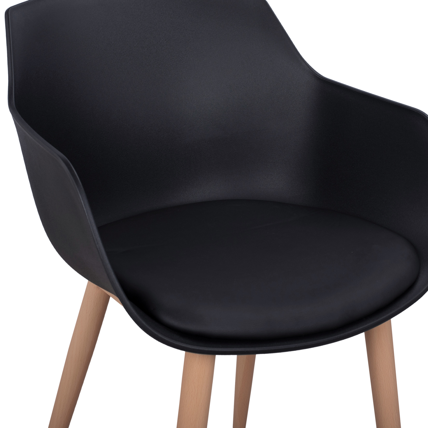 ΚΑΡΕΚΛΑ ΤΡΑΠΕΖΑΡΙΑΣ LUCIE HM8242.02 ΜΑΥΡΗ ΜΕ ΜΕΤΑΛΛΙΚΑ ΠΟΔΙΑ 56Χ57Χ80 ΕΚ 7