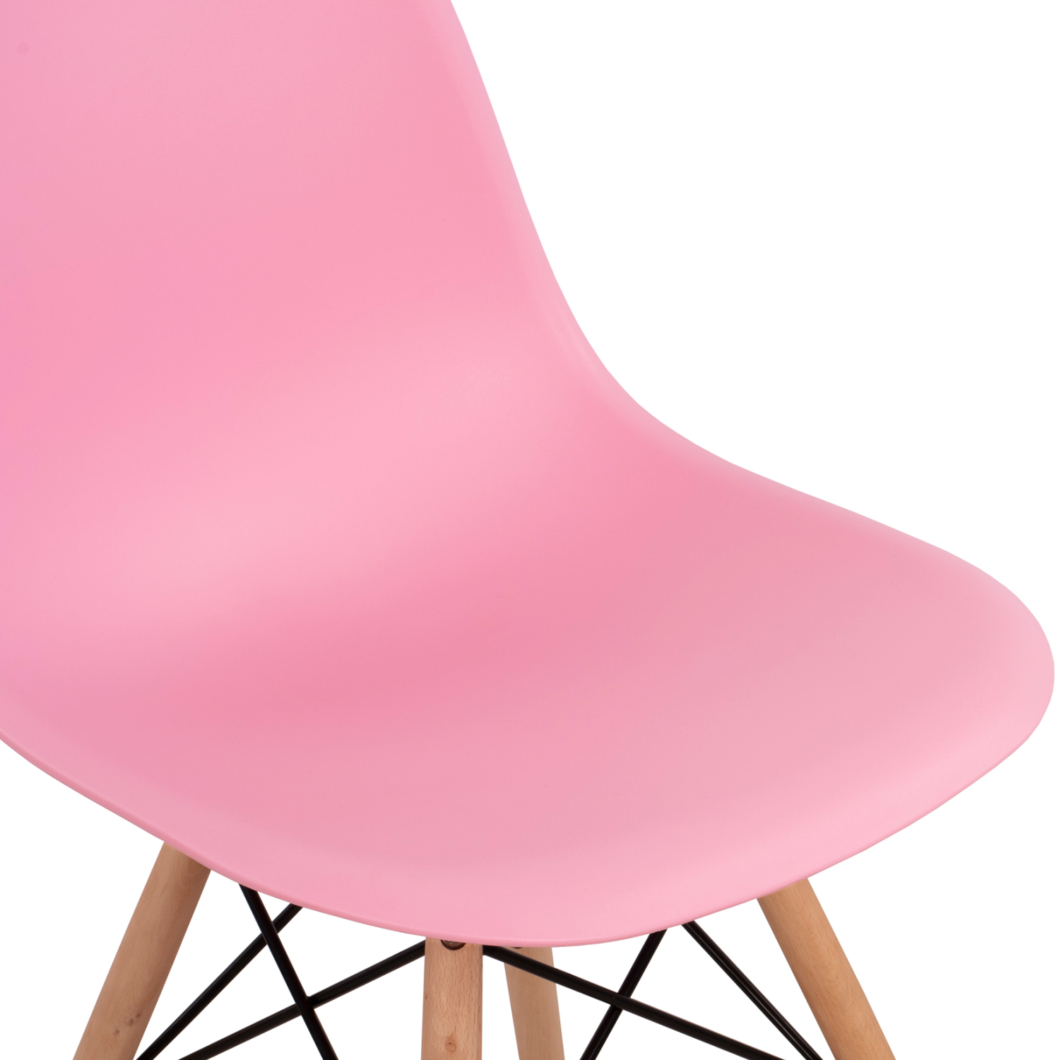 ΚΑΡΕΚΛΑ ΜΕ ΞΥΛΙΝΑ ΠΟΔΙΑ ΚΑΙ ΚΑΘΙΣΜΑ TWIST PP ΡΟΖ HM8460.05 46x50x82 εκ. 7