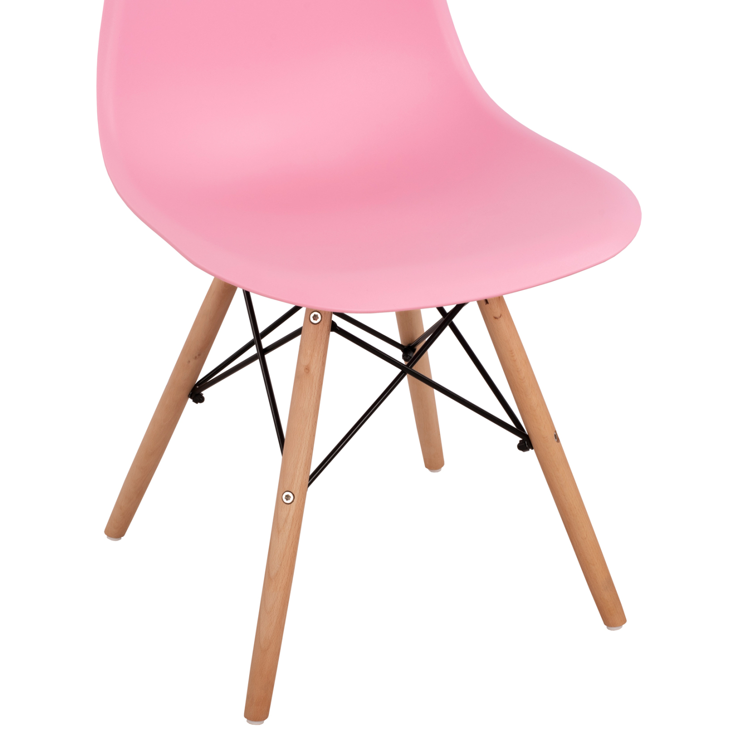 ΚΑΡΕΚΛΑ ΜΕ ΞΥΛΙΝΑ ΠΟΔΙΑ ΚΑΙ ΚΑΘΙΣΜΑ TWIST PP ΡΟΖ HM8460.05 46x50x82 εκ. 9