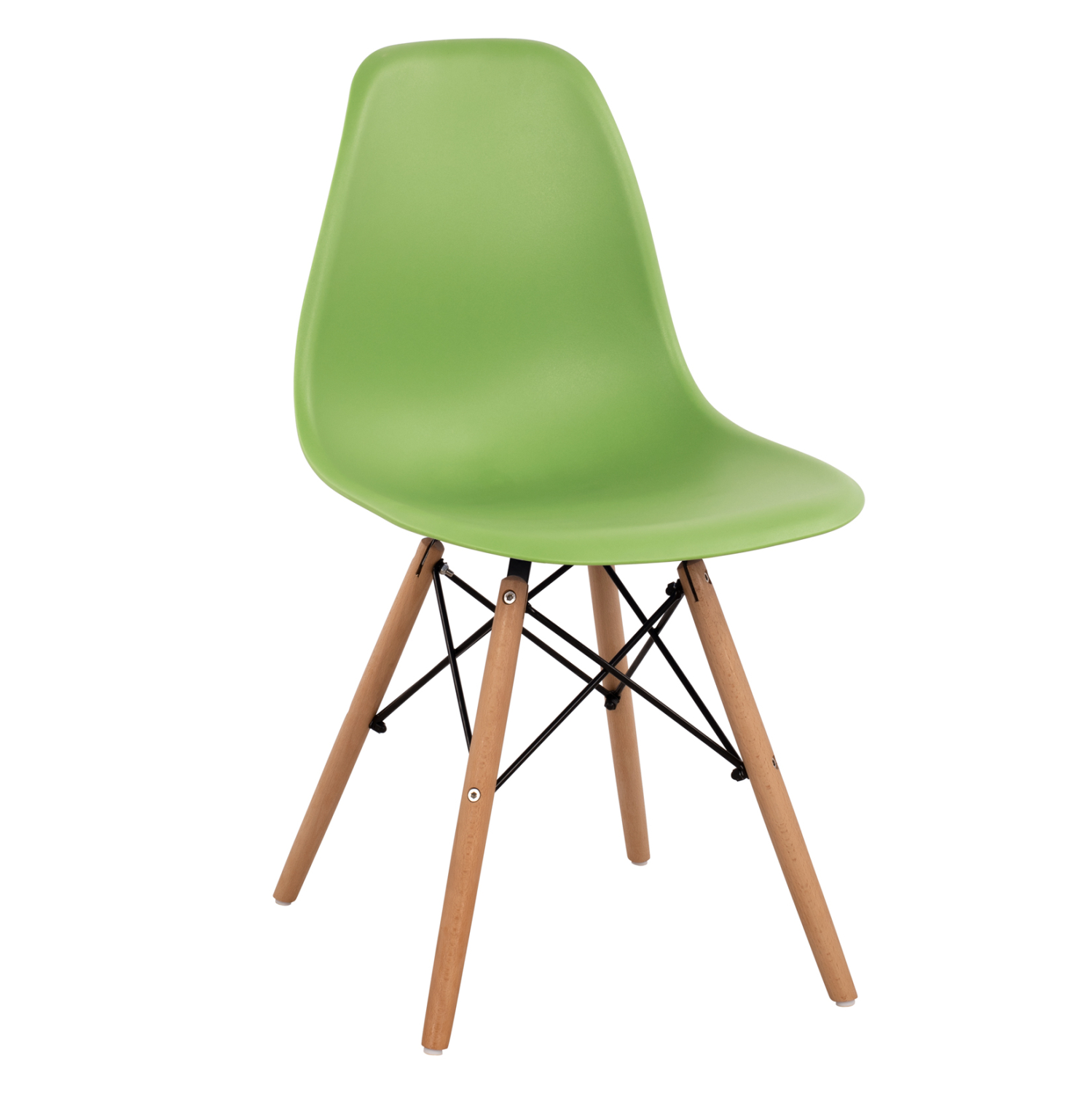 ΚΑΡΕΚΛΑ ΜΕ ΞΥΛΙΝΑ ΠΟΔΙΑ ΚΑΙ ΚΑΘΙΣΜΑ TWIST PP ΛΑΧΑΝΙ HM8460.07 46x50x82 εκ. 1