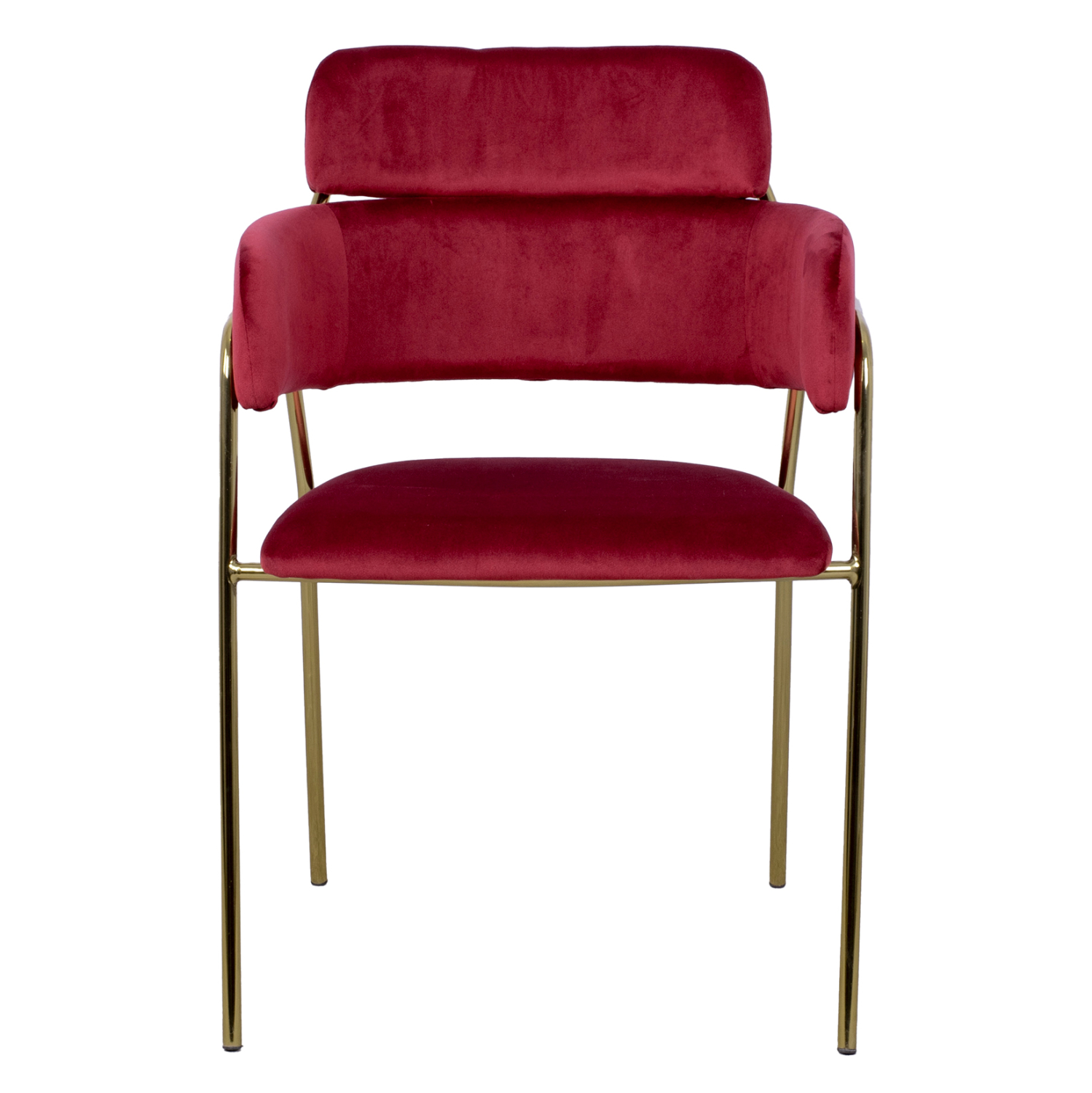 ΠΟΛΥΘΡΟΝΑΚΙ KELSO HM8521.06 ΒΕΛΟΥΔΟ ΜΠΟΡΝΤΩ &amp; ΕΠΙΧΡΥΣΟ ΠΟΔΙ 52,5x52x80Υ εκ. 3