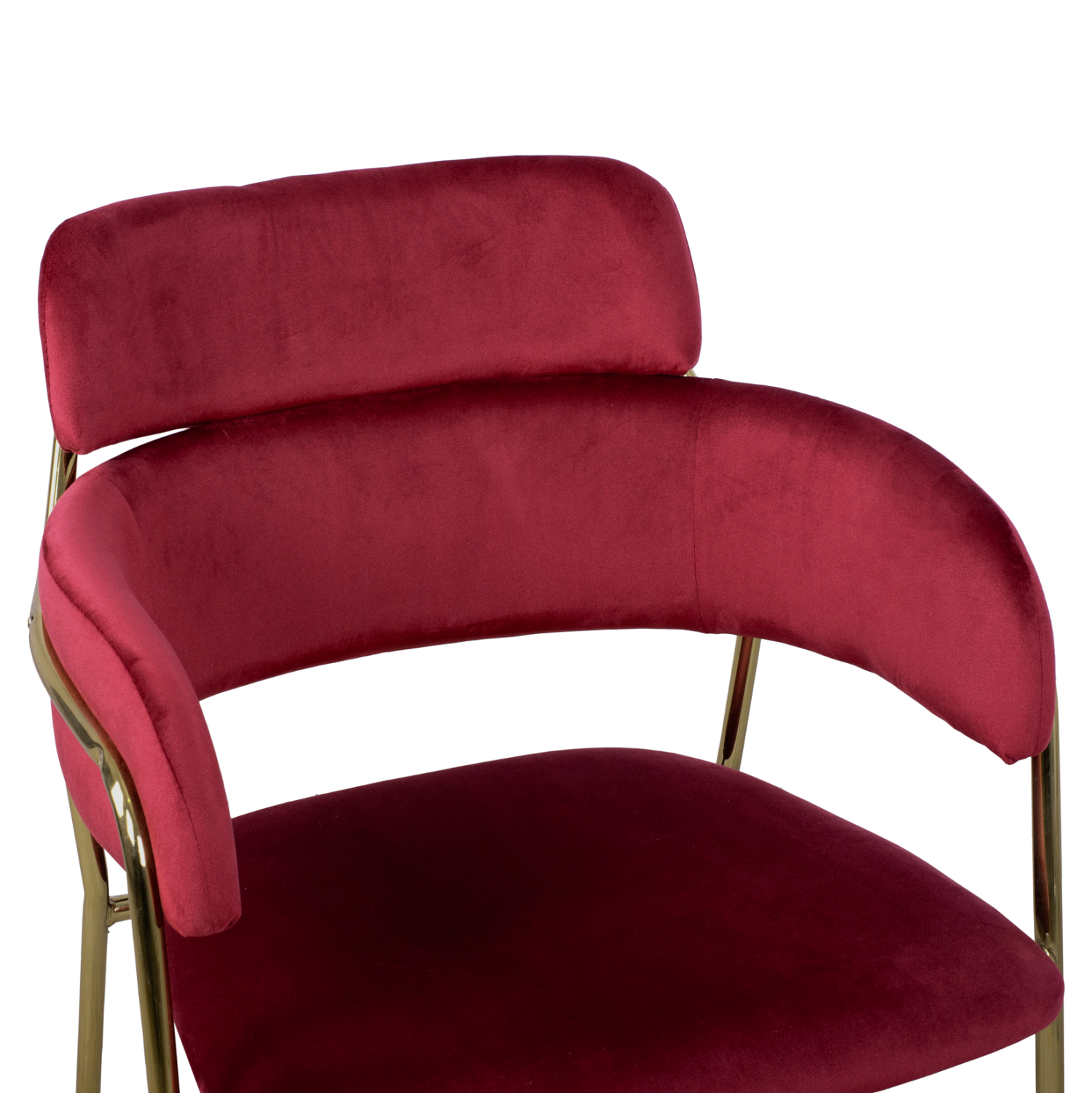 ΠΟΛΥΘΡΟΝΑΚΙ KELSO HM8521.06 ΒΕΛΟΥΔΟ ΜΠΟΡΝΤΩ &amp; ΕΠΙΧΡΥΣΟ ΠΟΔΙ 52,5x52x80Υ εκ. 7