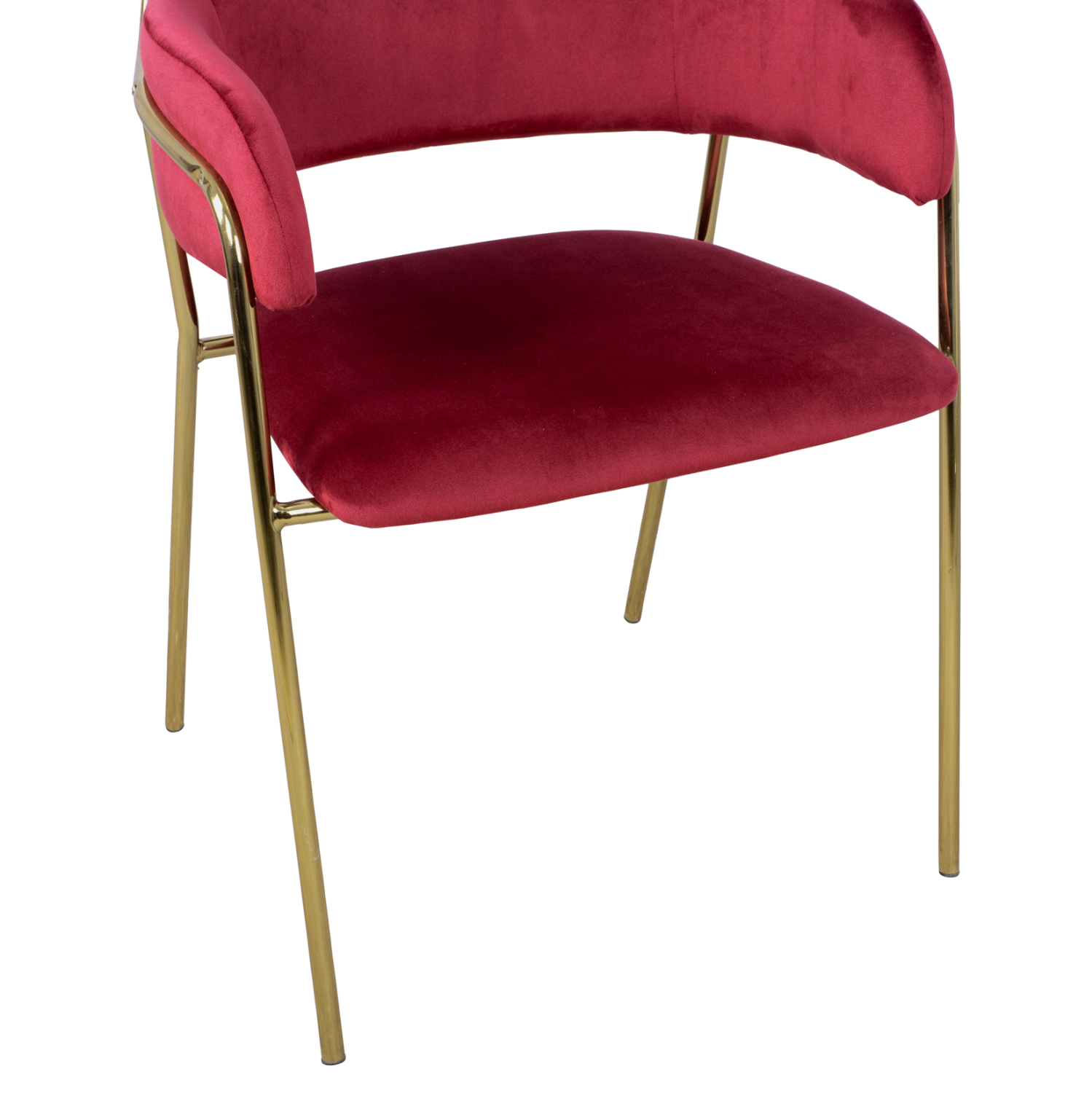 ΠΟΛΥΘΡΟΝΑΚΙ KELSO HM8521.06 ΒΕΛΟΥΔΟ ΜΠΟΡΝΤΩ &amp; ΕΠΙΧΡΥΣΟ ΠΟΔΙ 52,5x52x80Υ εκ. 9