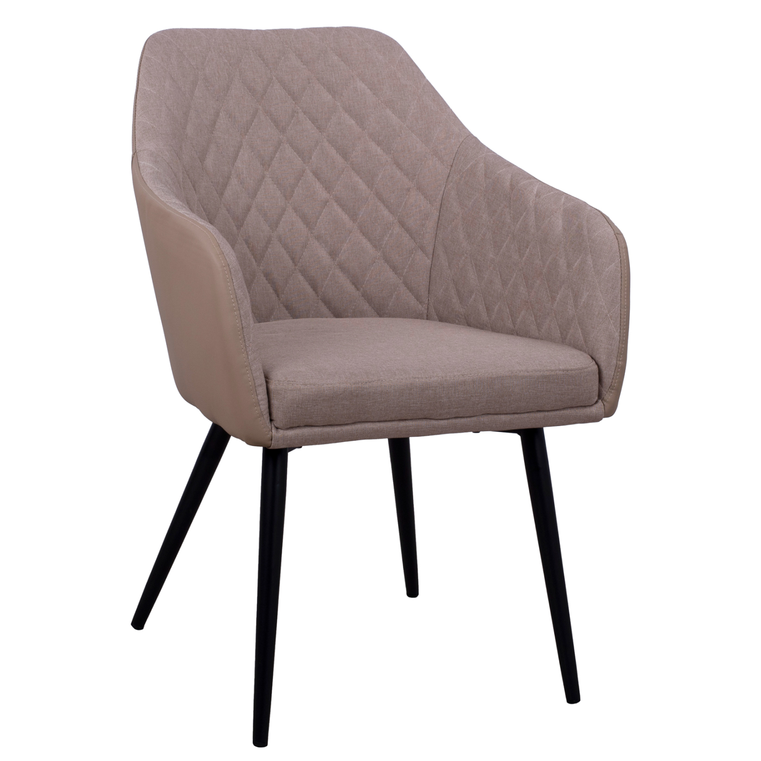 ΠΟΛΥΘΡΟΝΑΚΙ CHARLES HM8522.07 ΜΕ ΥΦΑΣΜΑ ΜΠΕΖ &amp; PU ΜΠΕΖ 57x63x83Υ εκ. 1