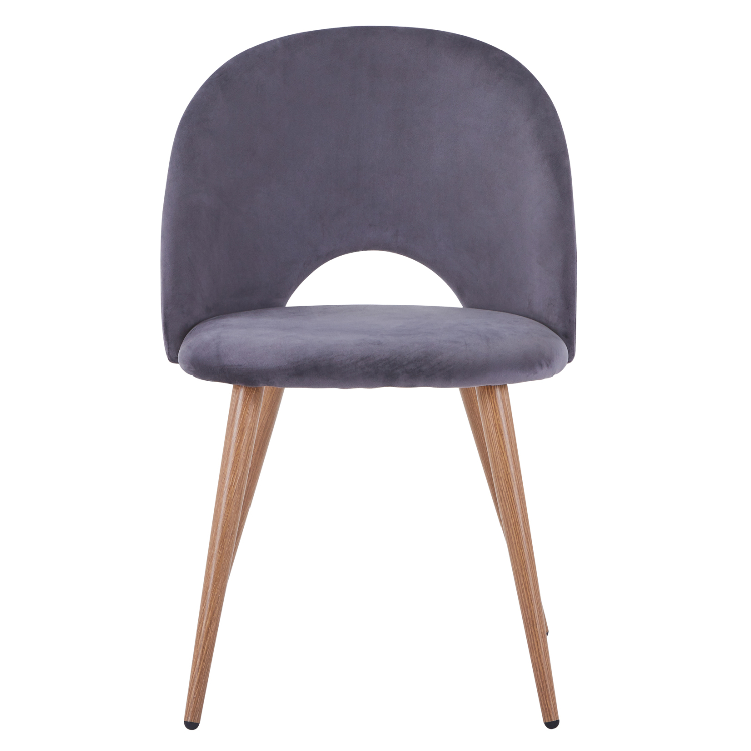 ΚΑΡΕΚΛΑ SADIE ΒΕΛΟΥΔΟ ΓΚΡΙ ΚΑΙ ΜΕΤΑΛΛΙΚΑ ΠΟΔΙΑ HM8544.01 52x49,5x77Υ εκ. 3