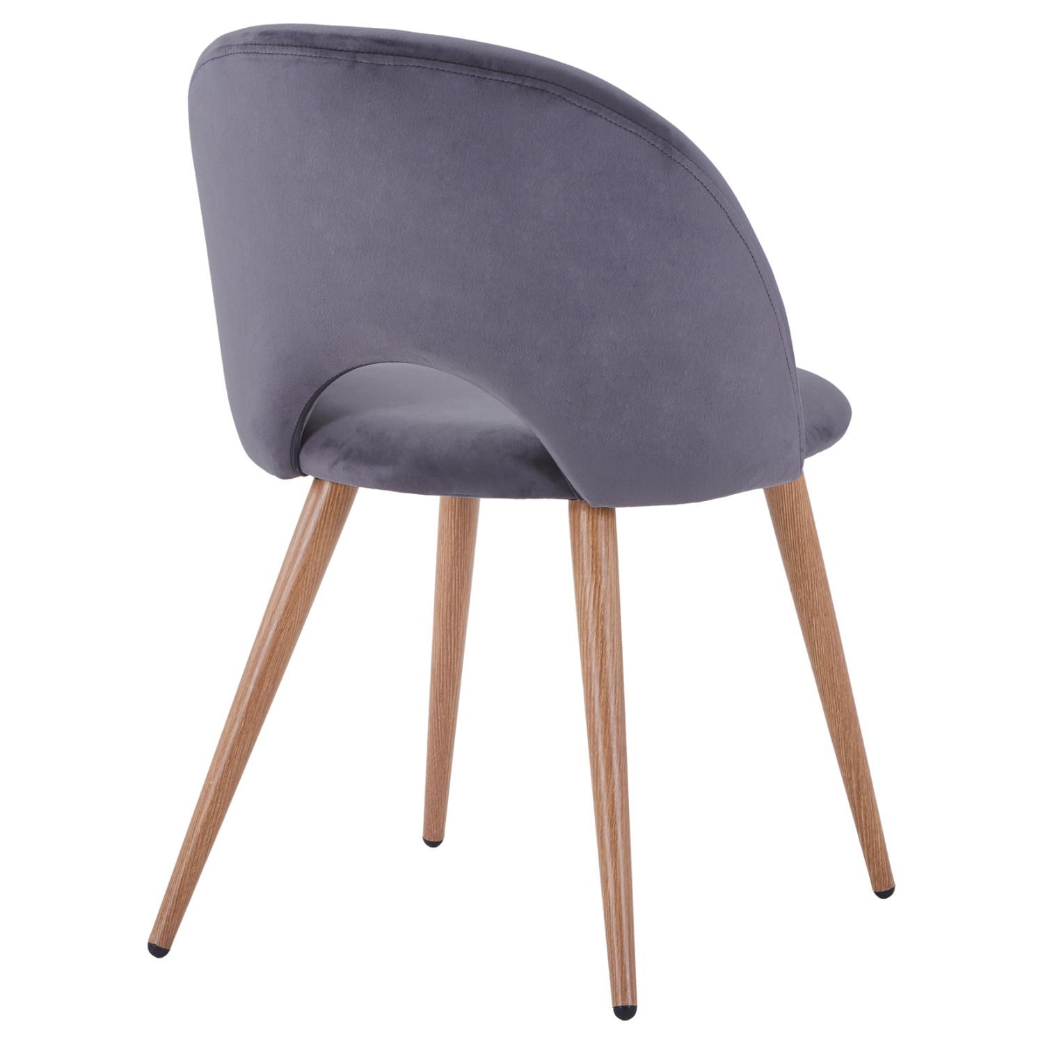 ΚΑΡΕΚΛΑ SADIE ΒΕΛΟΥΔΟ ΓΚΡΙ ΚΑΙ ΜΕΤΑΛΛΙΚΑ ΠΟΔΙΑ HM8544.01 52x49,5x77Υ εκ. 5