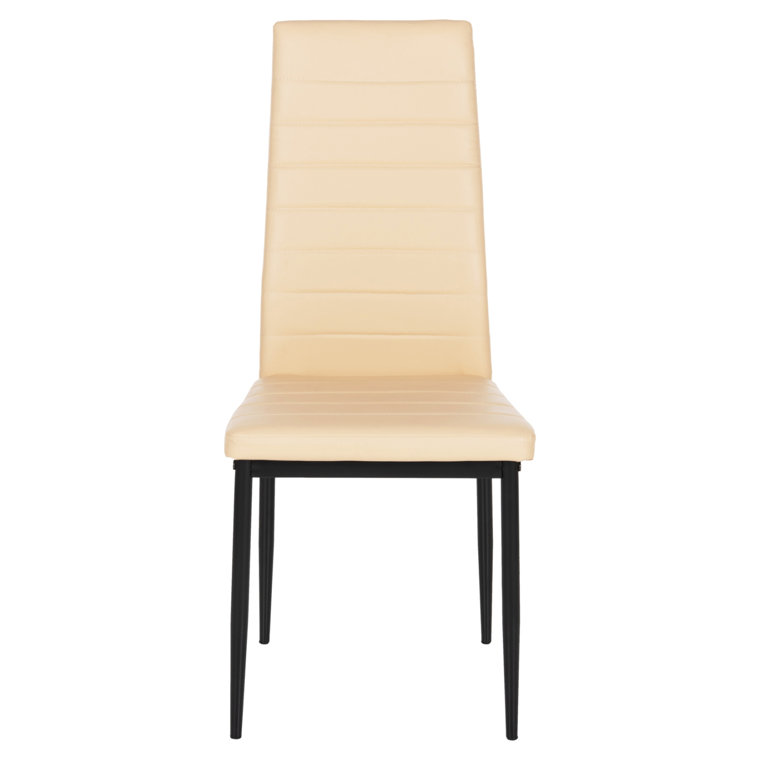 ΚΑΡΕΚΛΑ ΤΡΑΠΕΖΑΡΙΑΣ LADY HM0037.25 ΑΝΟΙΧΤΟ ΚΡΕΜ PU ΣΚΕΛΕΤΟΣ ΜΑΥΡΟΣ ΜΕΤΑΛ. (K/D) 42x44x95Υεκ 3