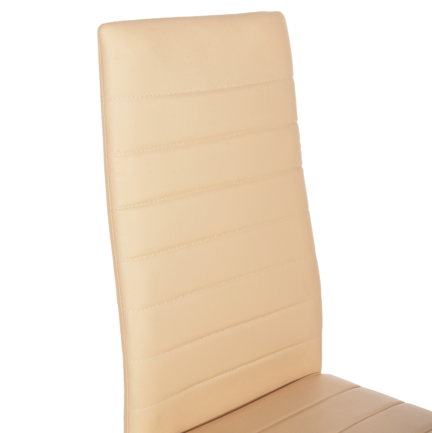 ΚΑΡΕΚΛΑ ΤΡΑΠΕΖΑΡΙΑΣ LADY HM0037.25 ΑΝΟΙΧΤΟ ΚΡΕΜ PU ΣΚΕΛΕΤΟΣ ΜΑΥΡΟΣ ΜΕΤΑΛ. (K/D) 42x44x95Υεκ 7