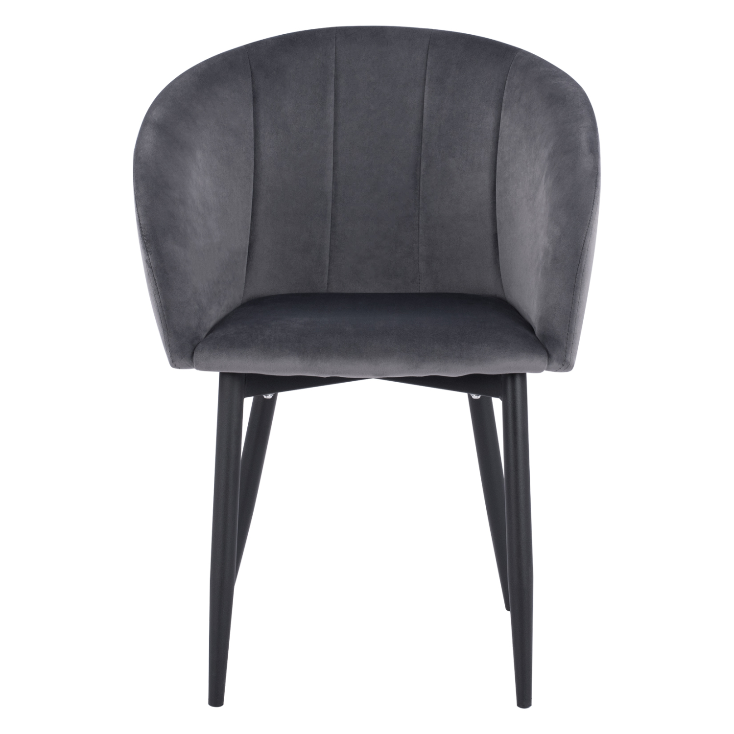 ΠΟΛΥΘΡΟΝΑΚΙ BESSIE HM8699.01 ΒΕΛΟΥΔΟ ΓΚΡΙ ΜΕ ΜΕΤΑΛΛΙΚΟ ΣΚΕΛΕΤΟ 60x62x80Y εκ. 3