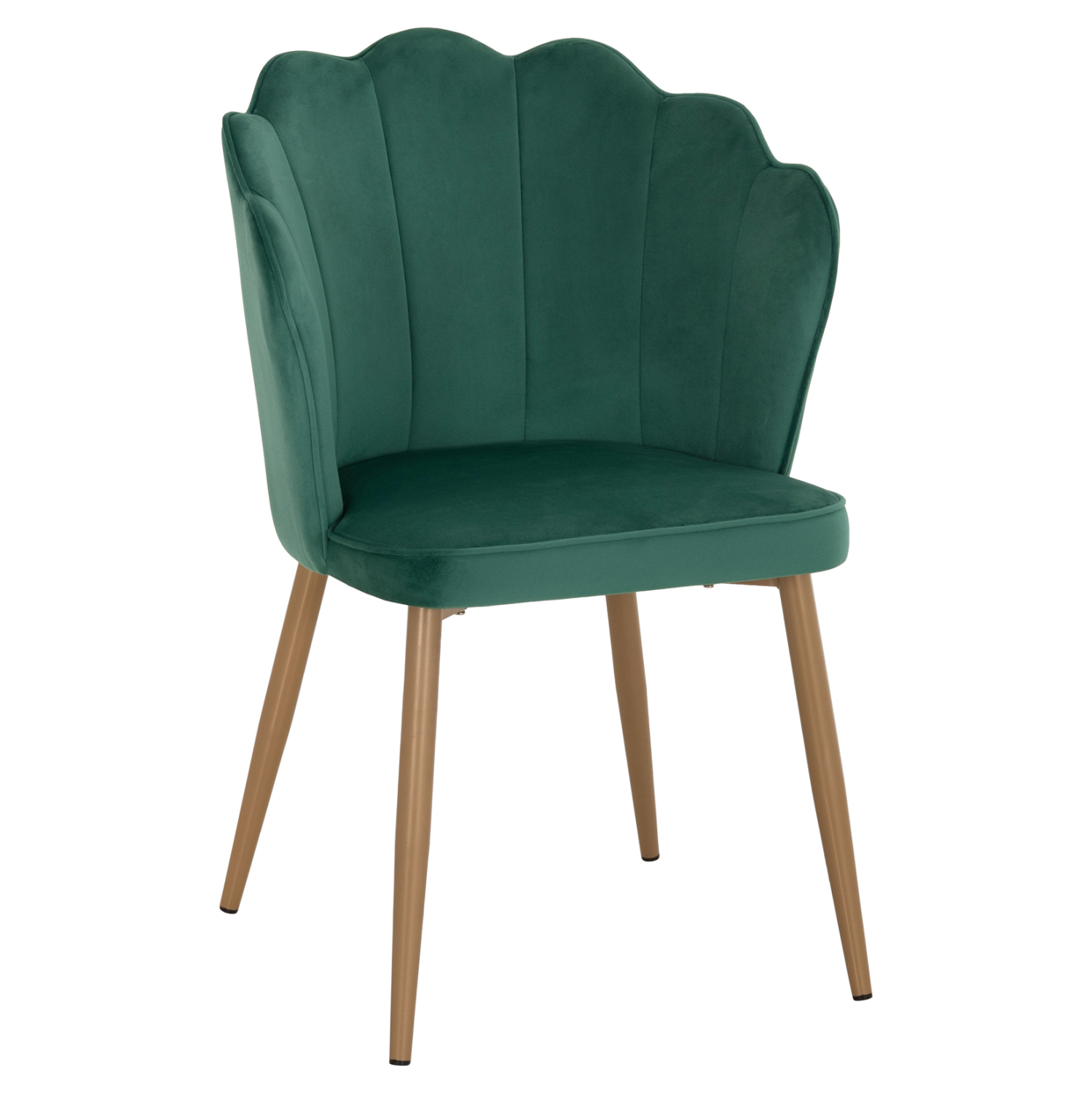 ΚΑΡΕΚΛΑ AVIE HM8737.03 ΒΕΛΟΥΔΟ ΚΥΠΑΡΙΣΣΙ ΜΕ ΜΕΤΑΛΛΙΚΟ ΧΡΥΣΟ ΣΚΕΛΕΤΟ 57.5x57.5x85 εκ. 1