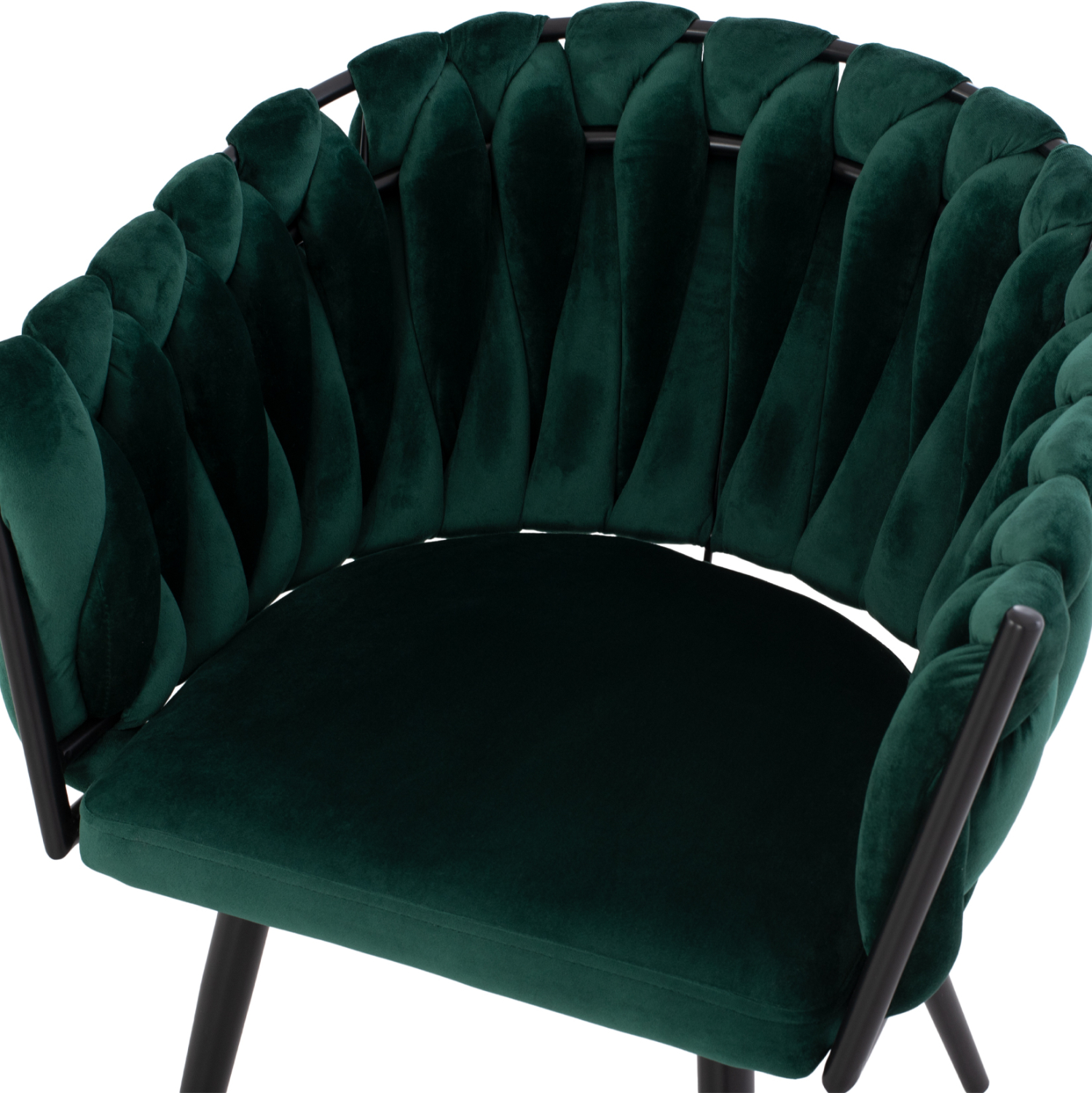 ΠΟΛΥΘΡΟΝΑΚΙ LUANDA ΒΕΛΟΥΔΟ ΚΥΠΑΡΙΣΣΙ ΜΕΤΑΛΛΙΚΑ ΠΟΔΙΑ HM8741.03 60x54x78 εκ. 8