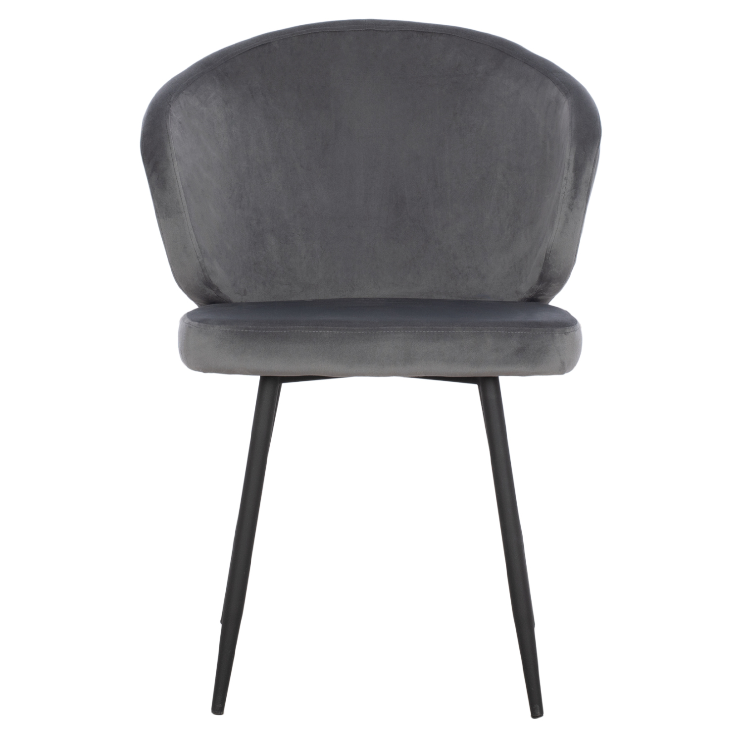 ΠΟΛΥΘΡΟΝΑΚΙ JIYA ΜΕ ΓΚΡΙ ΒΕΛΟΥΔΟ &amp; ΜΑΥΡΟ ΜΕΤΑΛΛΙΚΟ ΣΚΕΛΕΤΟ HM8728.01 60x60x85 εκ. 3