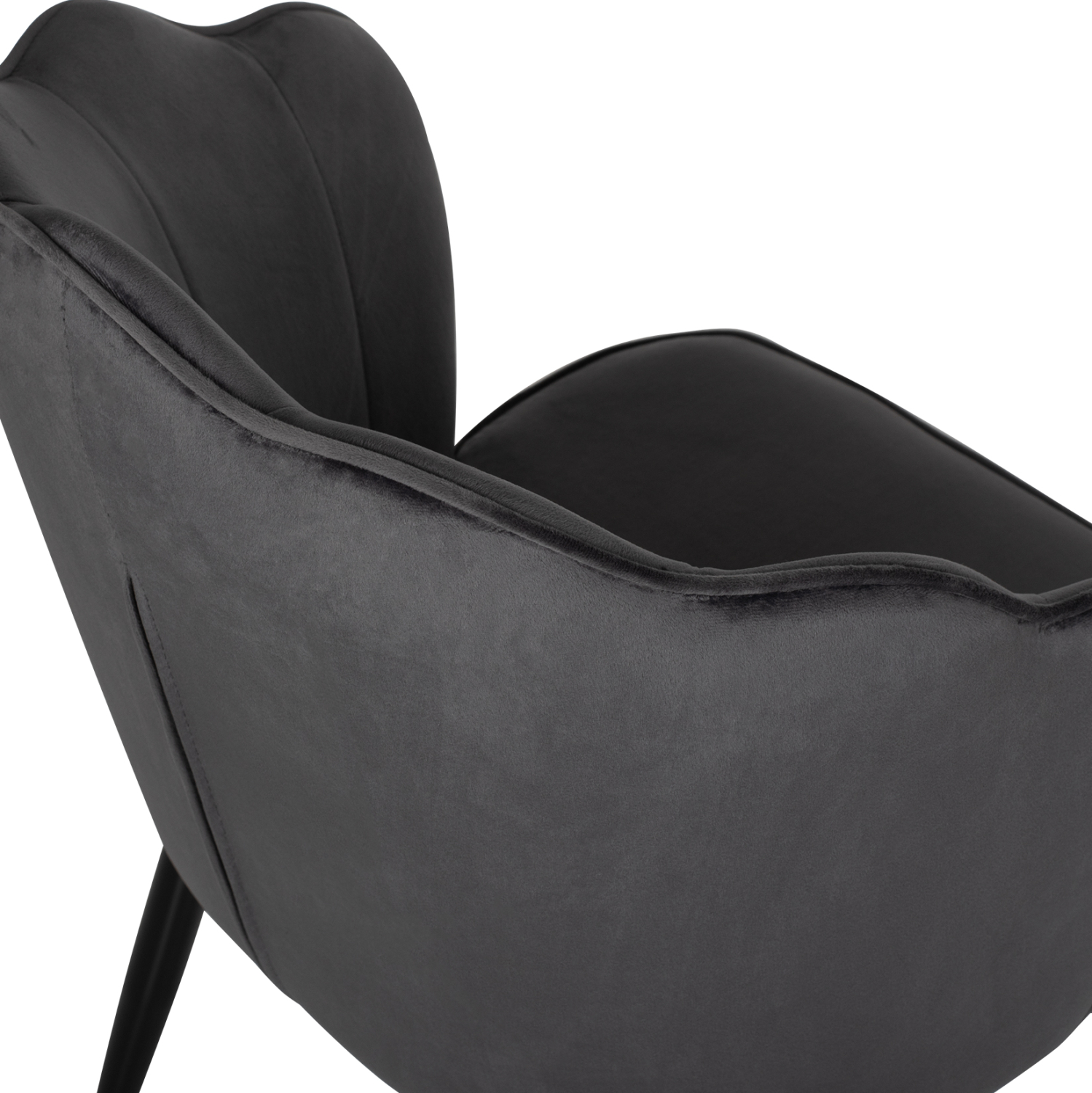 ΚΑΡΕΚΛΑ AVIE ΒΕΛΟΥΔΟ ΓΚΡΙ ΜΕ ΜΕΤΑΛΛΙΚΟ ΣΚΕΛΕΤΟ HM8737.01 48x48x85Y εκ. 10