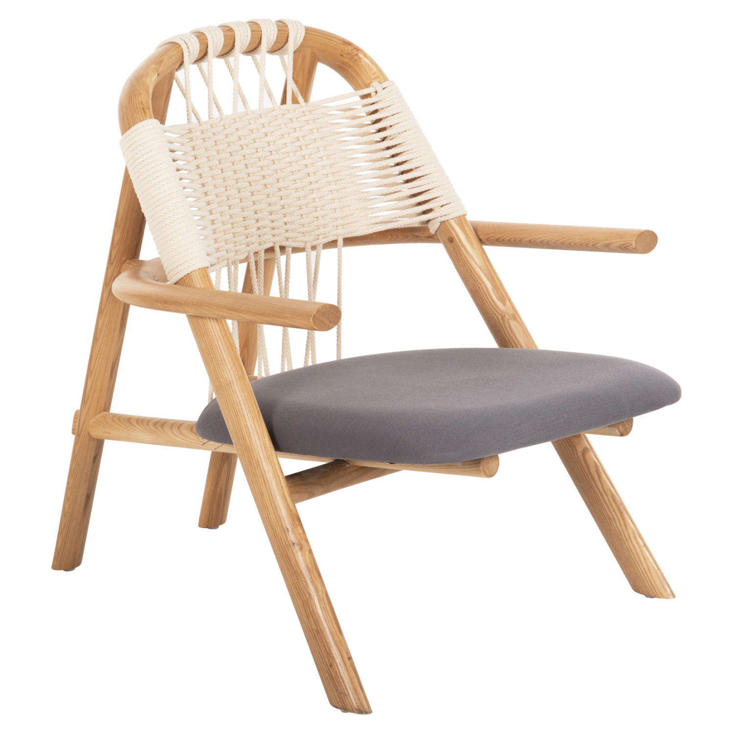 ΠΟΛΥΘΡΟΝΑ CRAFT HM9413.01 ΑΠΟ ΦΡΑΞΙΝΟ ΚΑΙ ΣΧΟΙΝΙ ΦΥΣΙΚΟ 81x76x81Y εκ. 1