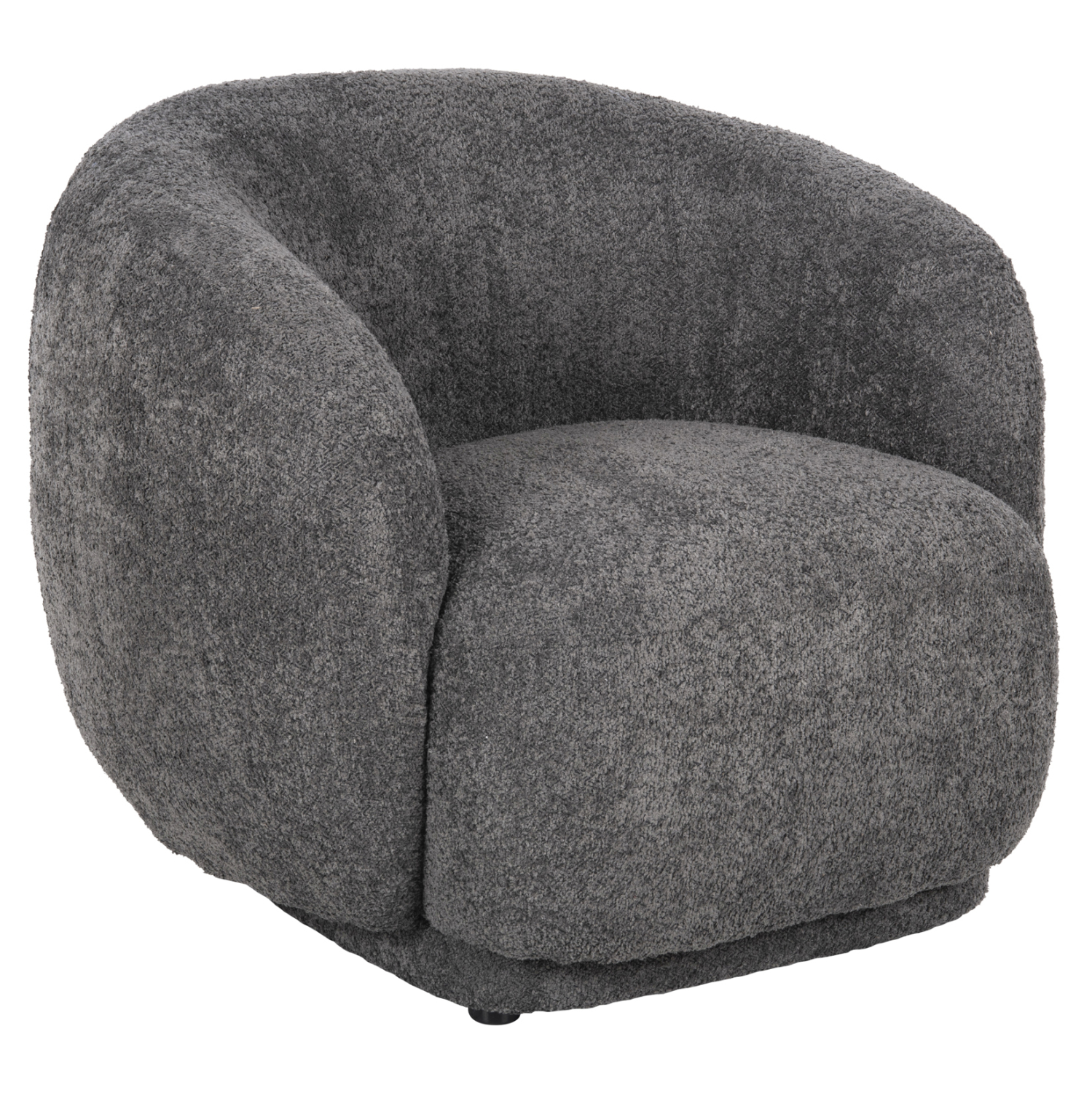 ΠΟΛΥΘΡΟΝΑ KARPEN HM9600.01 ΓΚΡΙ ΜΠΟΥΚΛΕ ΥΦΑΣΜΑ  93x87x78Υ εκ. 1