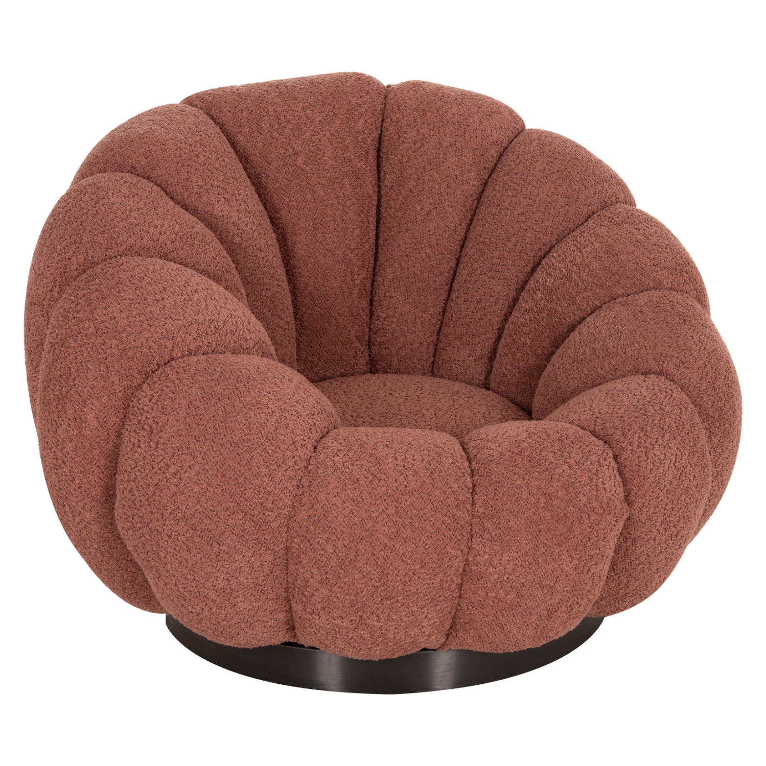 ΠΟΛΥΘΡΟΝΑ ΠΕΡΙΣΤΡΕΦΟΜΕΝΗ GRYMM HM9601.02 ΡΟΖ ΜΠΟΥΚΛΕ-ΜΑΥΡΗ ΜΕΤΑΛ. ΒΑΣΗ 95x92x68Υεκ. 1