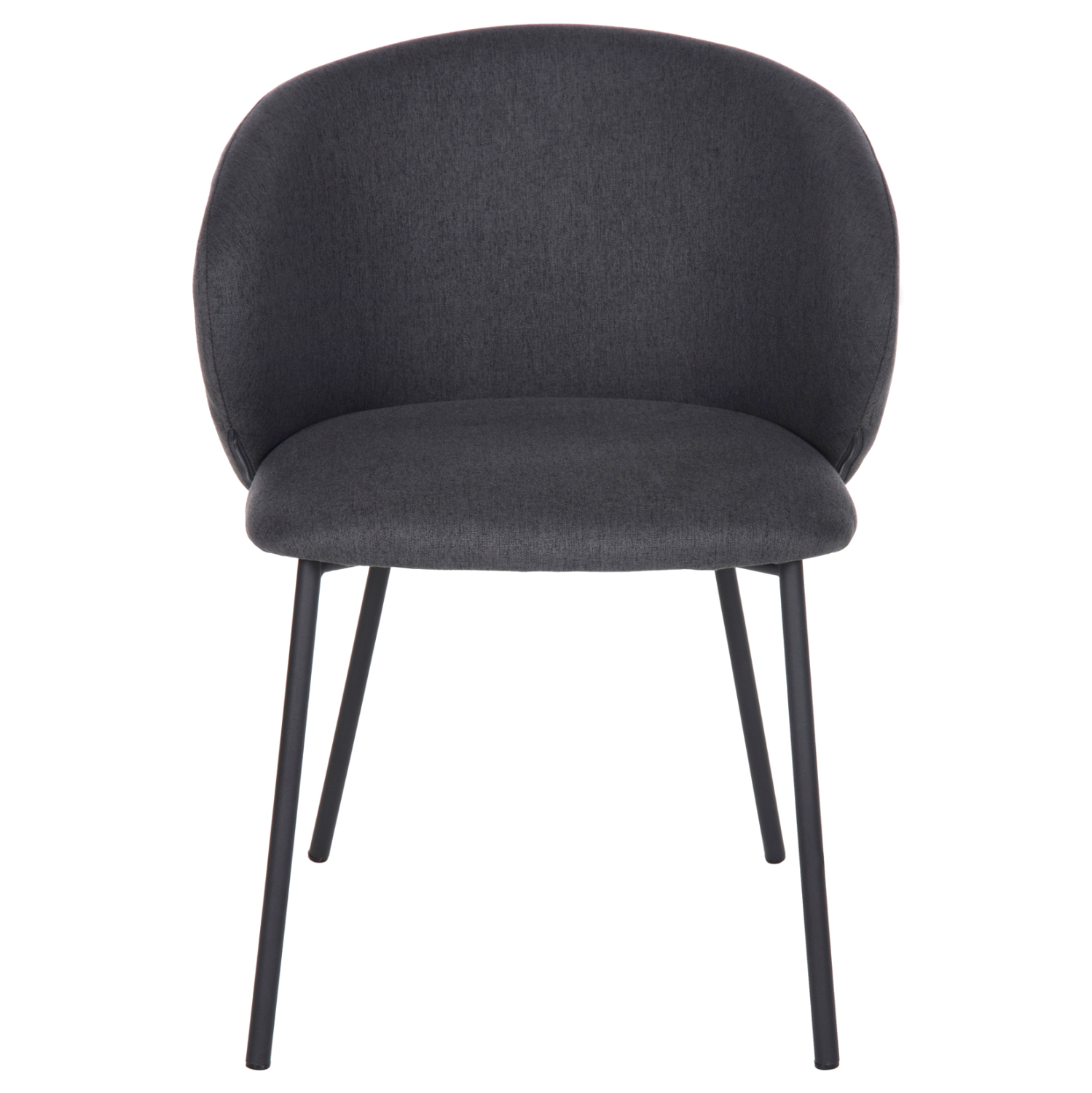 ΚΑΡΕΚΛΑ ISIAH HM9615.01 ΓΚΡΙ ΥΦΑΣΜΑ-ΜΑΥΡΑ ΜΕΤΑΛΛΙΚΑ ΠΟΔΙΑ 56x56x76Υ εκ. 3