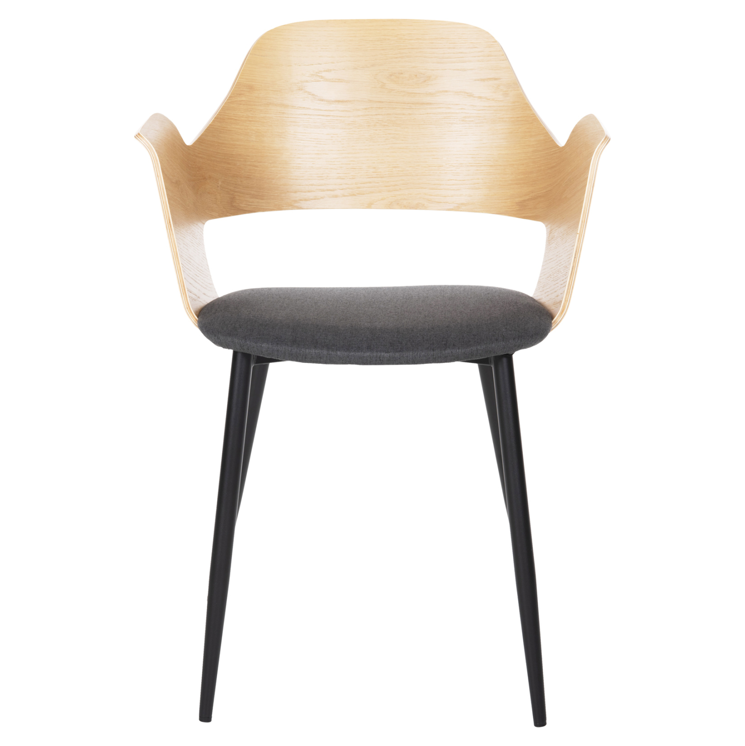 ΚΑΡΕΚΛΑ VELP HM9616.02 ΞΥΛΟ ΣΕ ΦΥΣΙΚΟ-ΓΚΡΙ ΥΦΑΣΜΑ-ΜΑΥΡΑ ΜΕΤΑΛ. ΠΟΔΙΑ 55,5x50x79Υεκ. 3