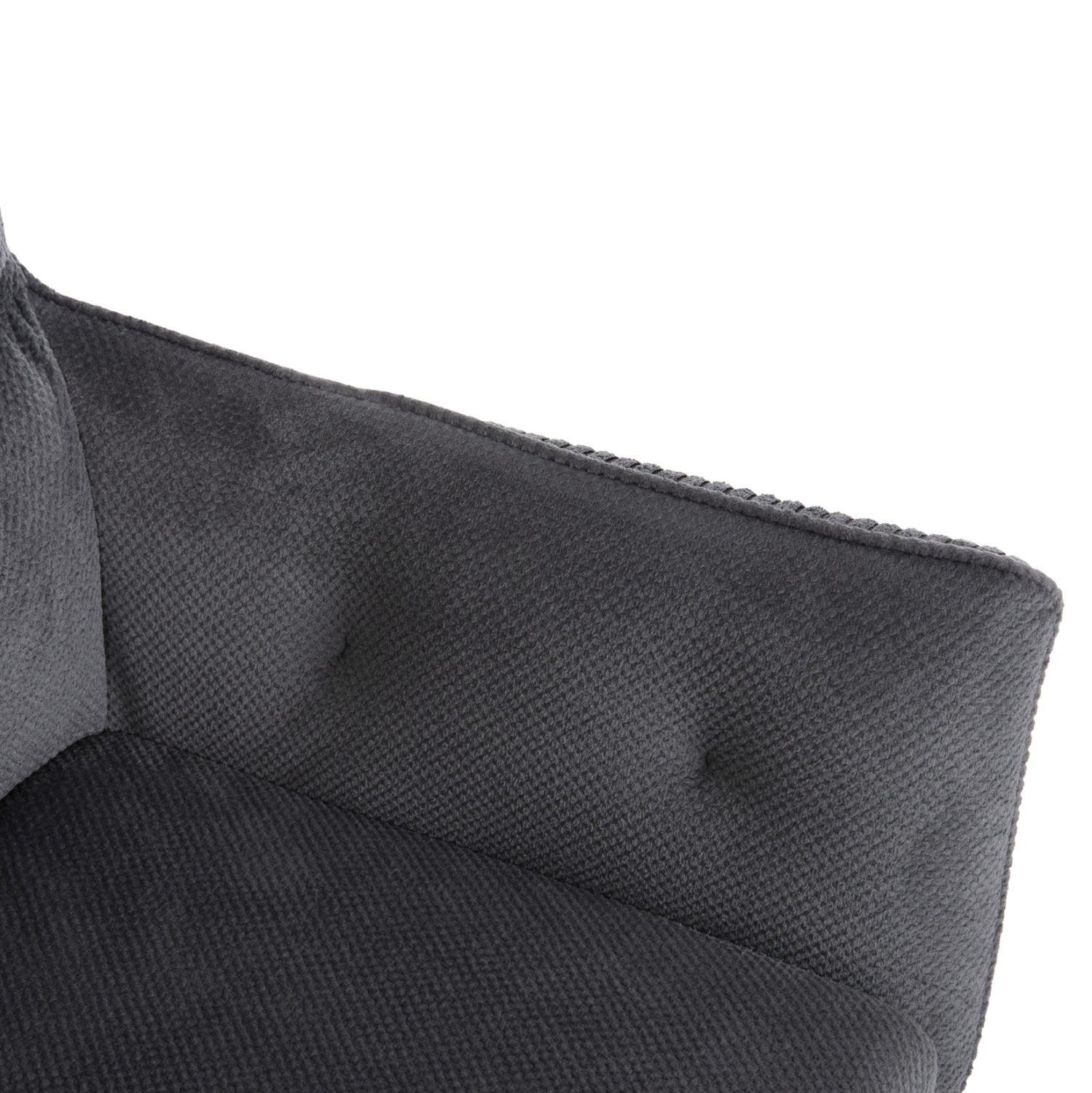 ΠΟΛΥΘΡΟΝΑ ΤΡΑΠΕΖΑΡΙΑΣ QUILL HM9843.03 ΓΚΡΙ ΥΦΑΣΜΑ-ΞΥΛΟ ΟΞΙΑΣ ΠΟΔΙΑ 61x57,5x91Υεκ. 8