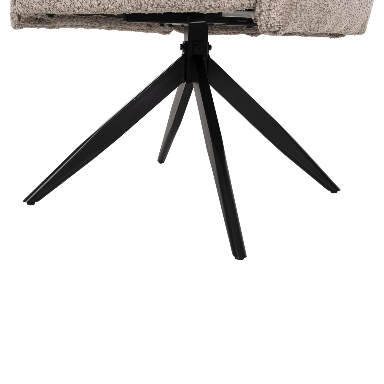 ΠΟΛΥΘΡΟΝΑ ΤΡΑΠΕΖΑΡΙΑΣ ZORIN HM9846.07 ΣΚΟΥΡΟ ΜΠΕΖ ΥΦΑΣΜΑ-ΜΑΥΡΑ ΜΕΤΑΛΛΙΚΑ ΠΟΔΙΑ 64x66x94,5Υεκ. 10