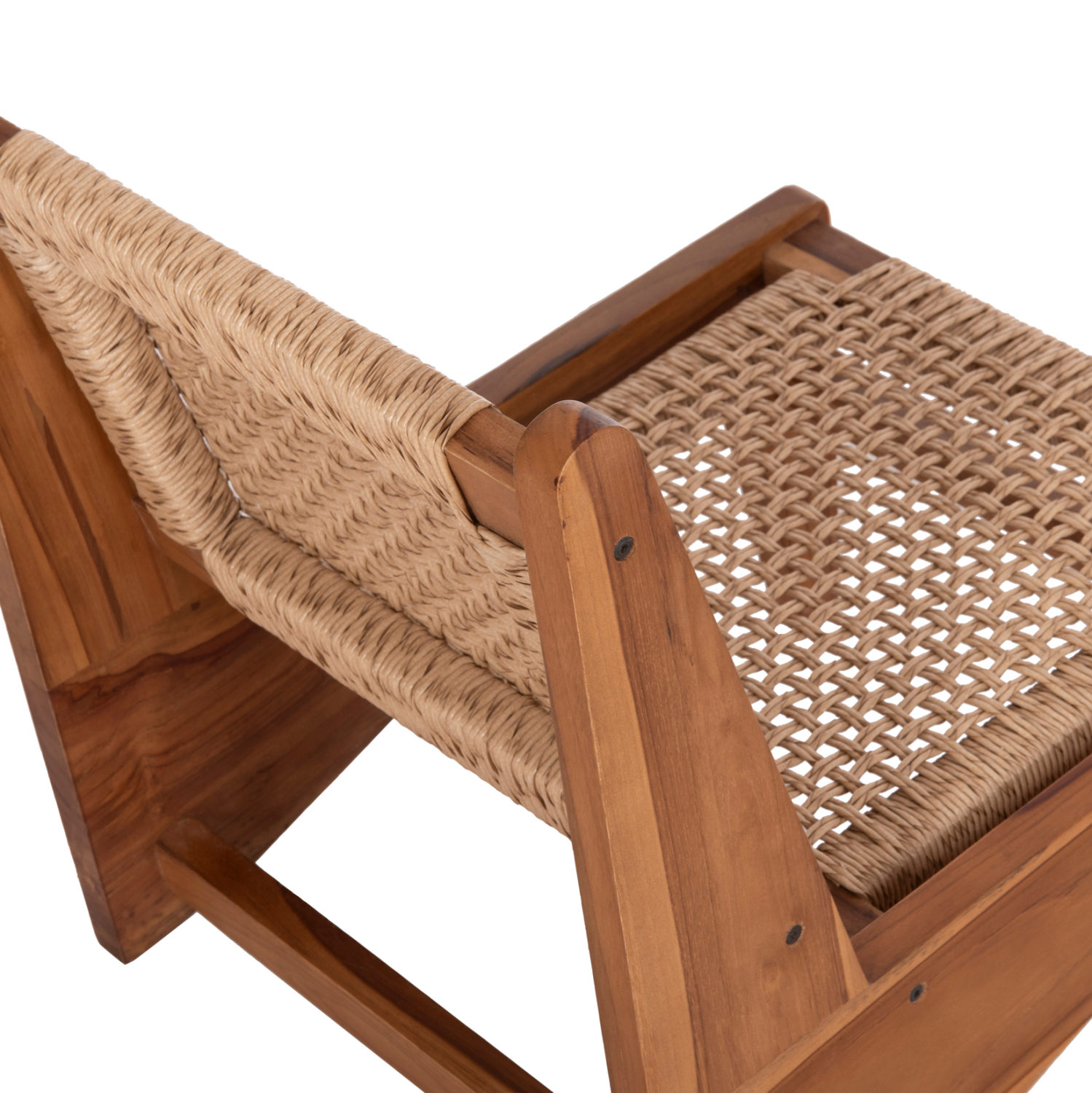 ΚΑΡΕΚΛΑ LOUNGE LUKILLA HM9913 ΞΥΛΟ TEAK ΣΕ ΦΥΣΙΚΟ--ΣΥΝΘ.ΣΧΟΙΝΙ ΜΠΕΖ 55,5x74x65Υεκ. 10