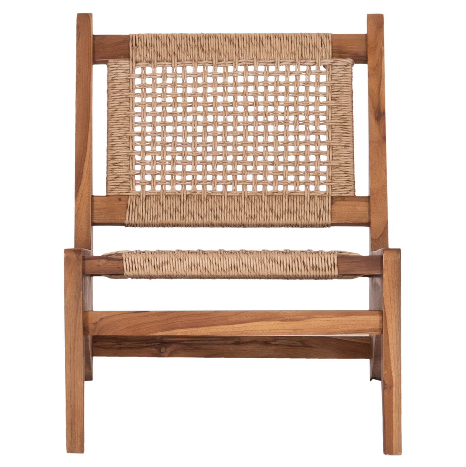 ΚΑΡΕΚΛΑ LOUNGE LUKILLA HM9913 ΞΥΛΟ TEAK ΣΕ ΦΥΣΙΚΟ--ΣΥΝΘ.ΣΧΟΙΝΙ ΜΠΕΖ 55,5x74x65Υεκ. 3