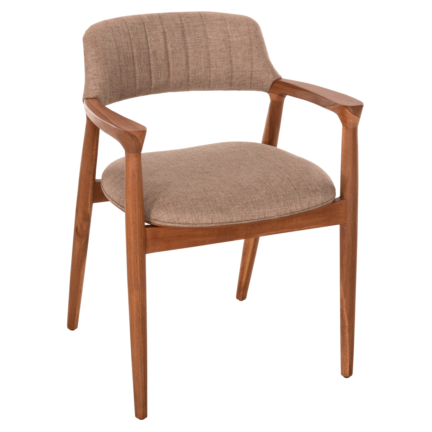 ΠΟΛΥΘΡΟΝΑ JAMES HM18259 TEAK WOOD ΜΕ ΣΑΜΠΑΝΙ ΥΦΑΣΜΑ 57x52x76Υεκ. 1