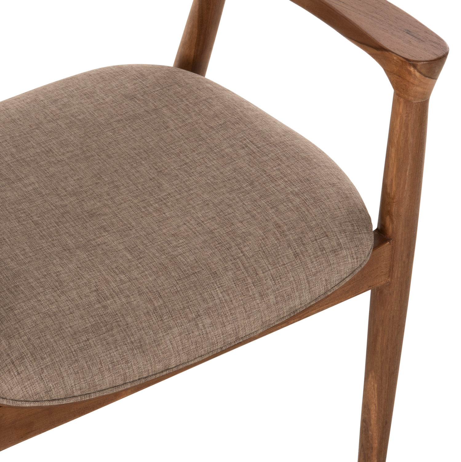 ΠΟΛΥΘΡΟΝΑ JAMES HM18259 TEAK WOOD ΜΕ ΣΑΜΠΑΝΙ ΥΦΑΣΜΑ 57x52x76Υεκ. 9