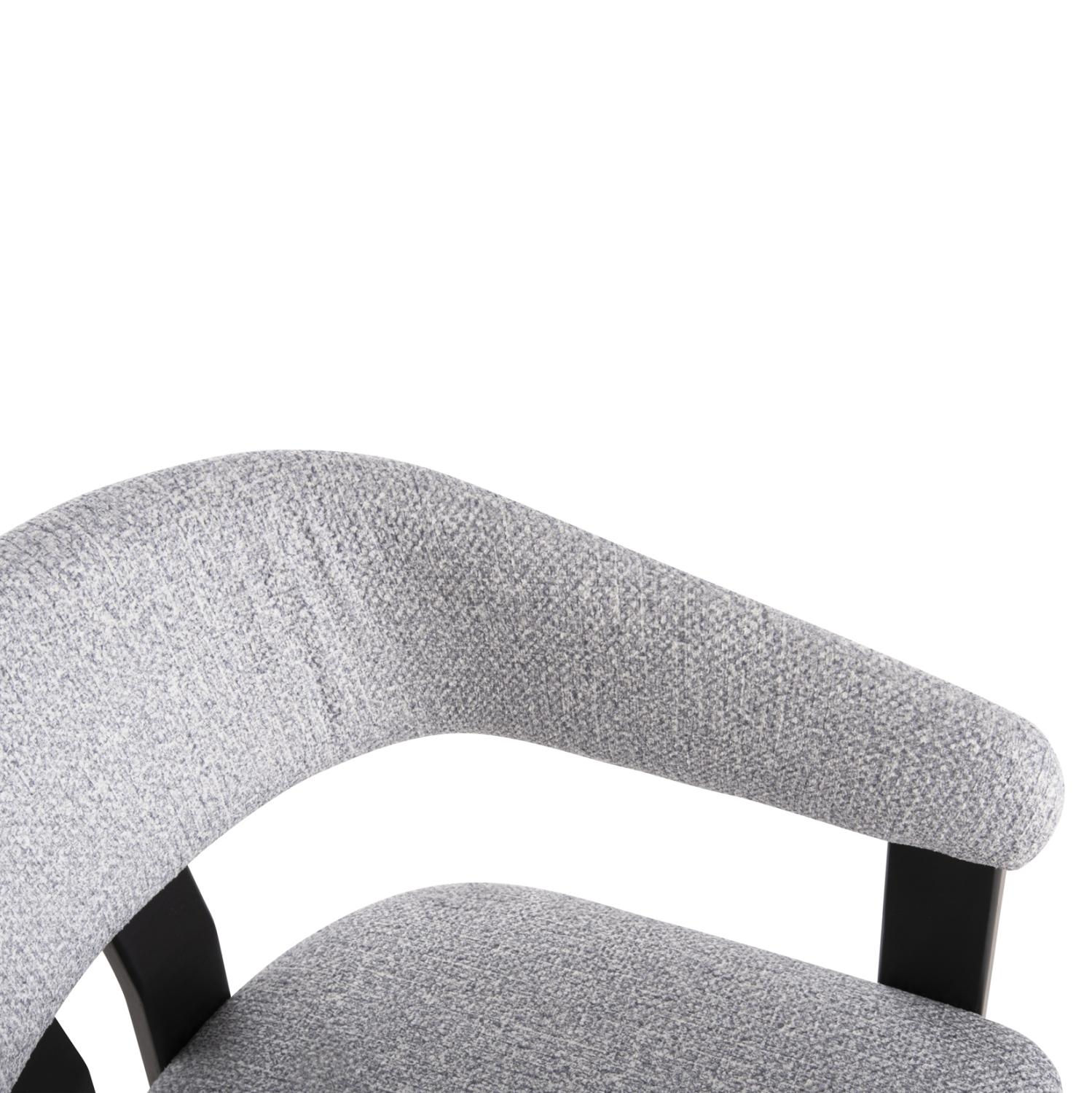 ΚΑΡΕΚΛΑ ZARRA HM9970.02 RUBBERWOOD ΣΕ ΜΑΥΡΟ-ΑΝΟΙΧΤΟ ΓΚΡΙ ΥΦΑΣΜΑ 55,5x59x81,5Υεκ 8