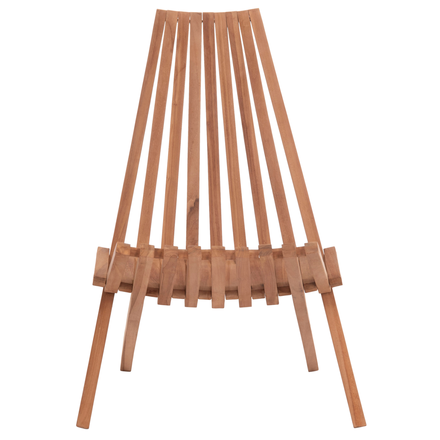 ΠΟΛΥΘΡΟΝΑ LOUNGE ΠΤΥΣΣΟΜΕΝΗ SHIGAO HM18112 ΞΥΛΟ TEAK--ΦΥΣΙΚΟ 61x88.5x89Υεκ. 3