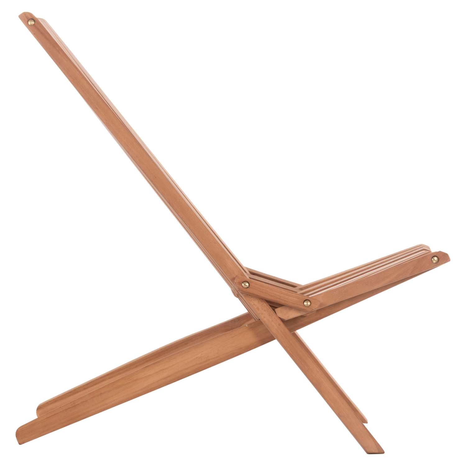 ΠΟΛΥΘΡΟΝΑ LOUNGE ΠΤΥΣΣΟΜΕΝΗ SHIGAO HM18112 ΞΥΛΟ TEAK--ΦΥΣΙΚΟ 61x88.5x89Υεκ. 4