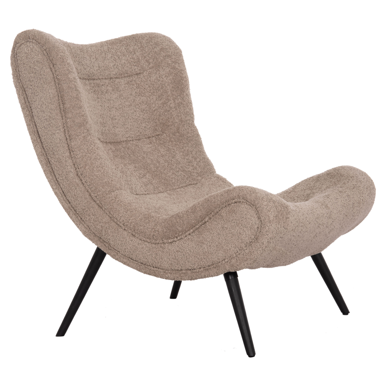 ΠΟΛΥΘΡΟΝΑ BRYM HM9605.08 ΣΚΟΥΡΟ ΜΠΕΖ ΜΠΟΥΚΛΕ ΥΦΑΣΜΑ-ΜΑΥΡΑ ΞΥΛΙΝΑ ΠΟΔΙΑ 80x95x95Υεκ. 4