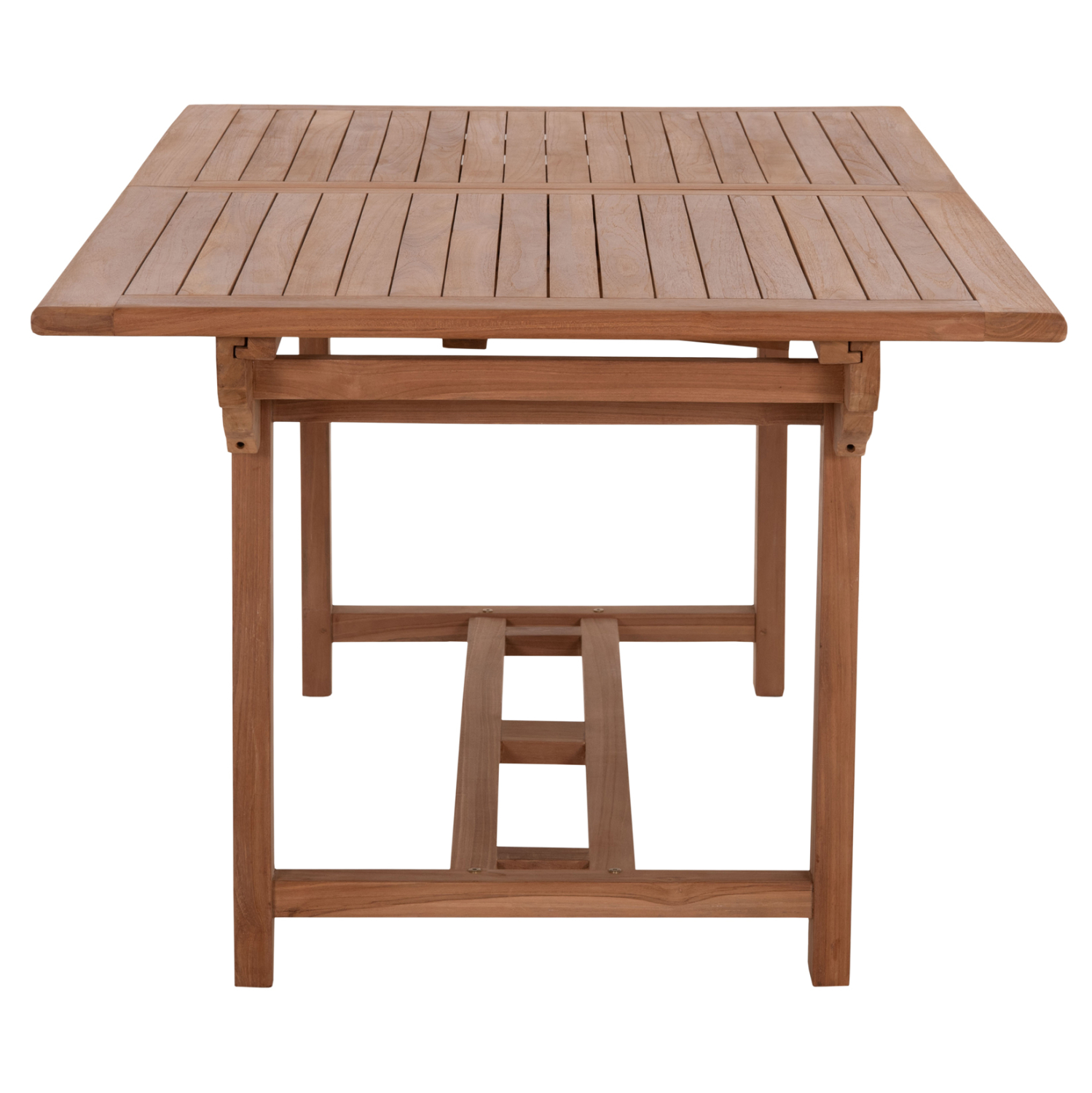 TΡΑΠΕΖΙ ΤΡΑΠΕΖΑΡΙΑΣ ΑΝΟΙΓΟΜΕΝΟ CRANDER HM6376 ΞΥΛΟ TEAK ΣΕ ΦΥΣΙΚΟ 180-240x100x76Υεκ 6