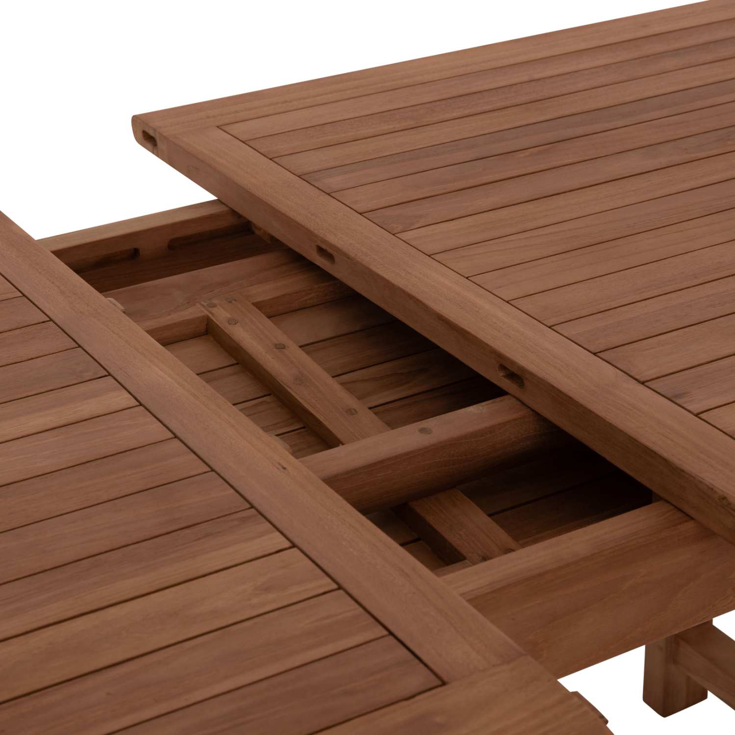 TΡΑΠΕΖΙ ΤΡΑΠΕΖΑΡΙΑΣ ΑΝΟΙΓΟΜΕΝΟ CRANDER HM6376 ΞΥΛΟ TEAK ΣΕ ΦΥΣΙΚΟ 180-240x100x76Υεκ 8