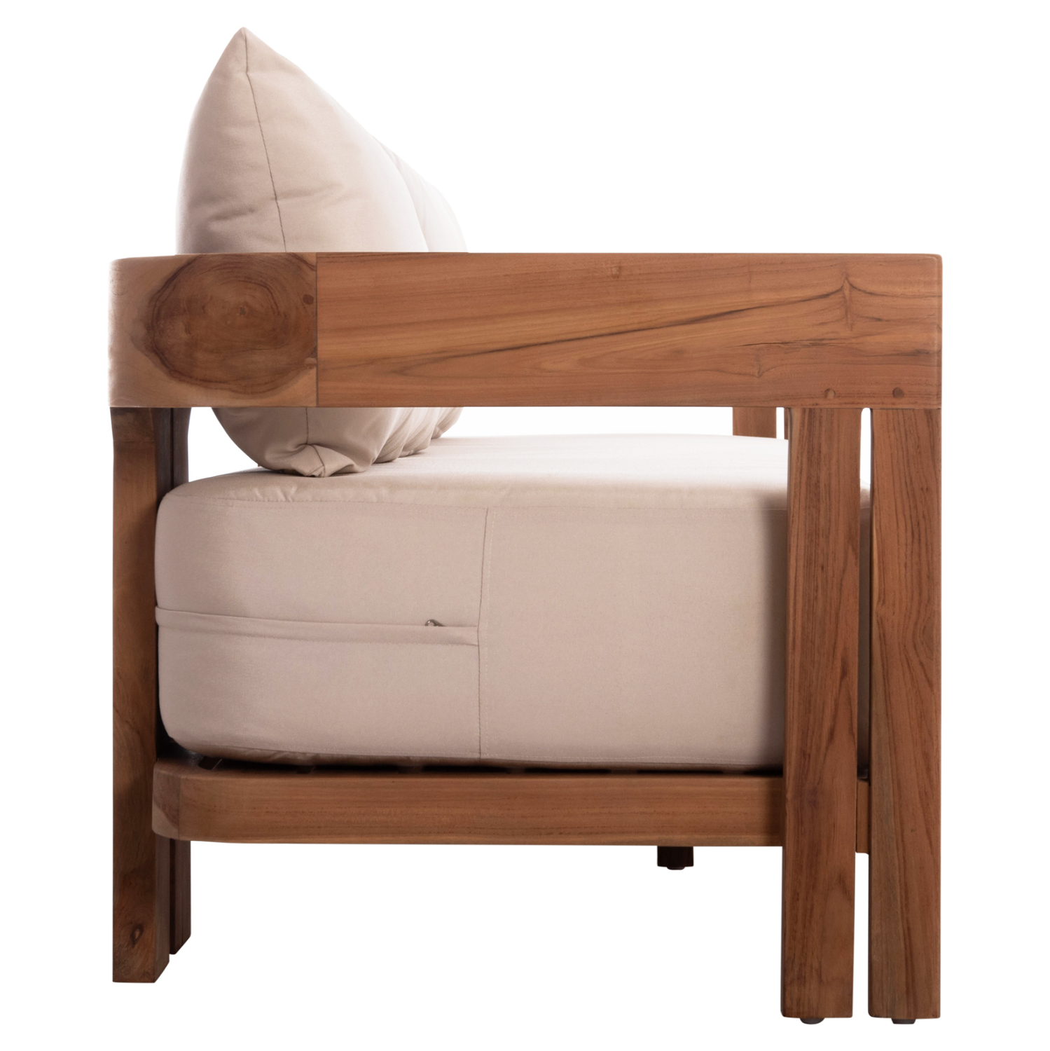 ΚΑΝΑΠΕΣ ΤΡΙΘΕΣΙΟΣ ΣΕΙΡΑ KIOTO HM6382 ΞΥΛΟ TEAK ΦΥΣΙΚΟ-ΜΠΕΖ ΜΑΞΙΛΑΡΙΑ 210x74x72Υεκ. 4