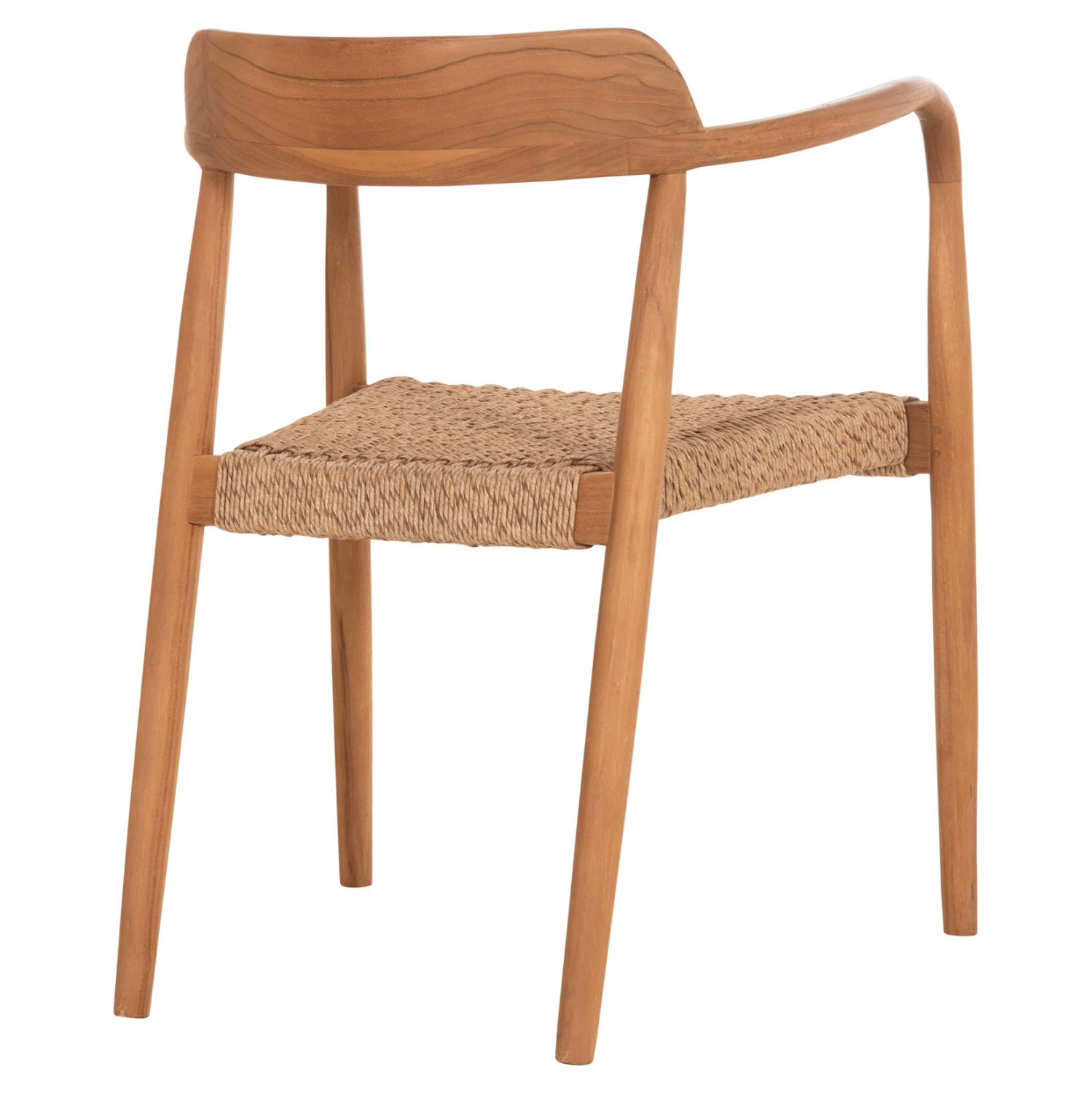 ΠΟΛΥΘΡΟΝΑ ΤΡΑΠΕΖΑΡΙΑΣ ROBBY HM18350 ΞΥΛΟ TEAK &amp; ΣΧΟΙΝΙ VIRO ΦΥΣΙΚΟ 55x50x71Υεκ. 5