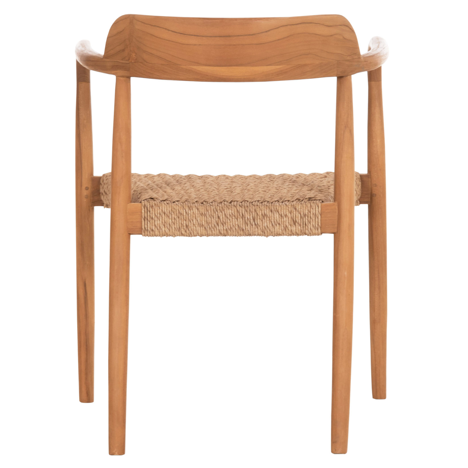 ΠΟΛΥΘΡΟΝΑ ΤΡΑΠΕΖΑΡΙΑΣ ROBBY HM18350 ΞΥΛΟ TEAK &amp; ΣΧΟΙΝΙ VIRO ΦΥΣΙΚΟ 55x50x71Υεκ. 6