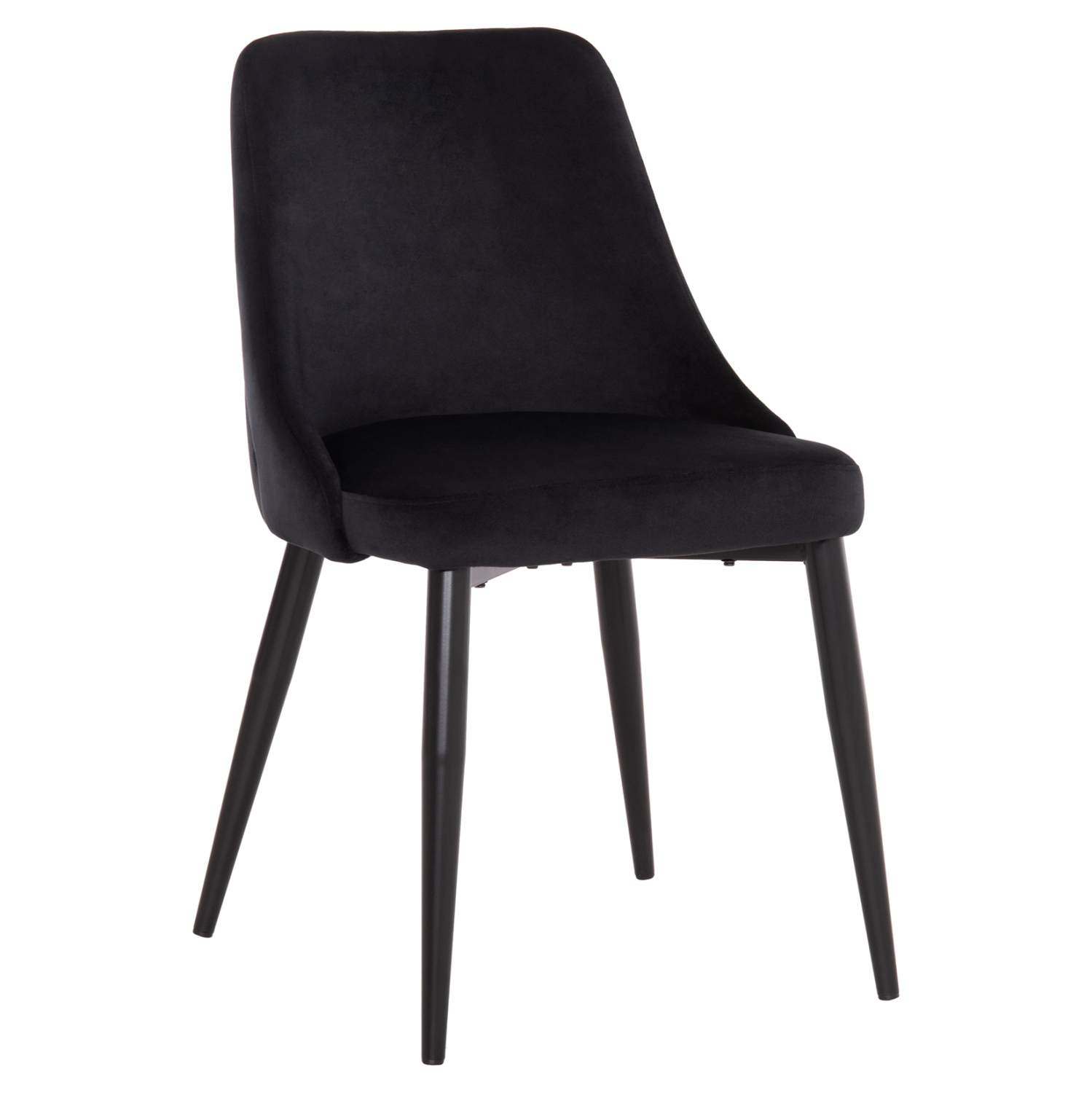 ΚΑΡΕΚΛΑ SERENITY HM8527.14 ΒΕΛΟΥΔΟ ΜΑΥΡΟ ΜΕ ΜΑΥΡΑ ΜΕΤΑΛΛΙΚΑ ΠΟΔΙΑ 51x54x83,5Υεκ. 1