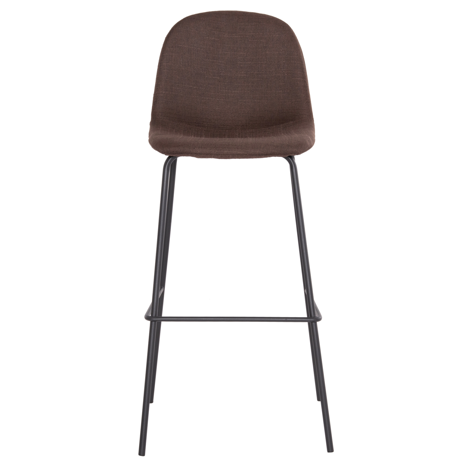 ΣΚΑΜΠΟ ΜΠΑΡ VINCENT HM8579.23 ΚΑΦΕ ΥΦΑΣΜΑ-ΜΑΥΡΟΣ ΜΕΤΑΛΛΙΚΟΣ ΣΚΕΛΕΤΟΣ 47x46x104Υεκ. 3