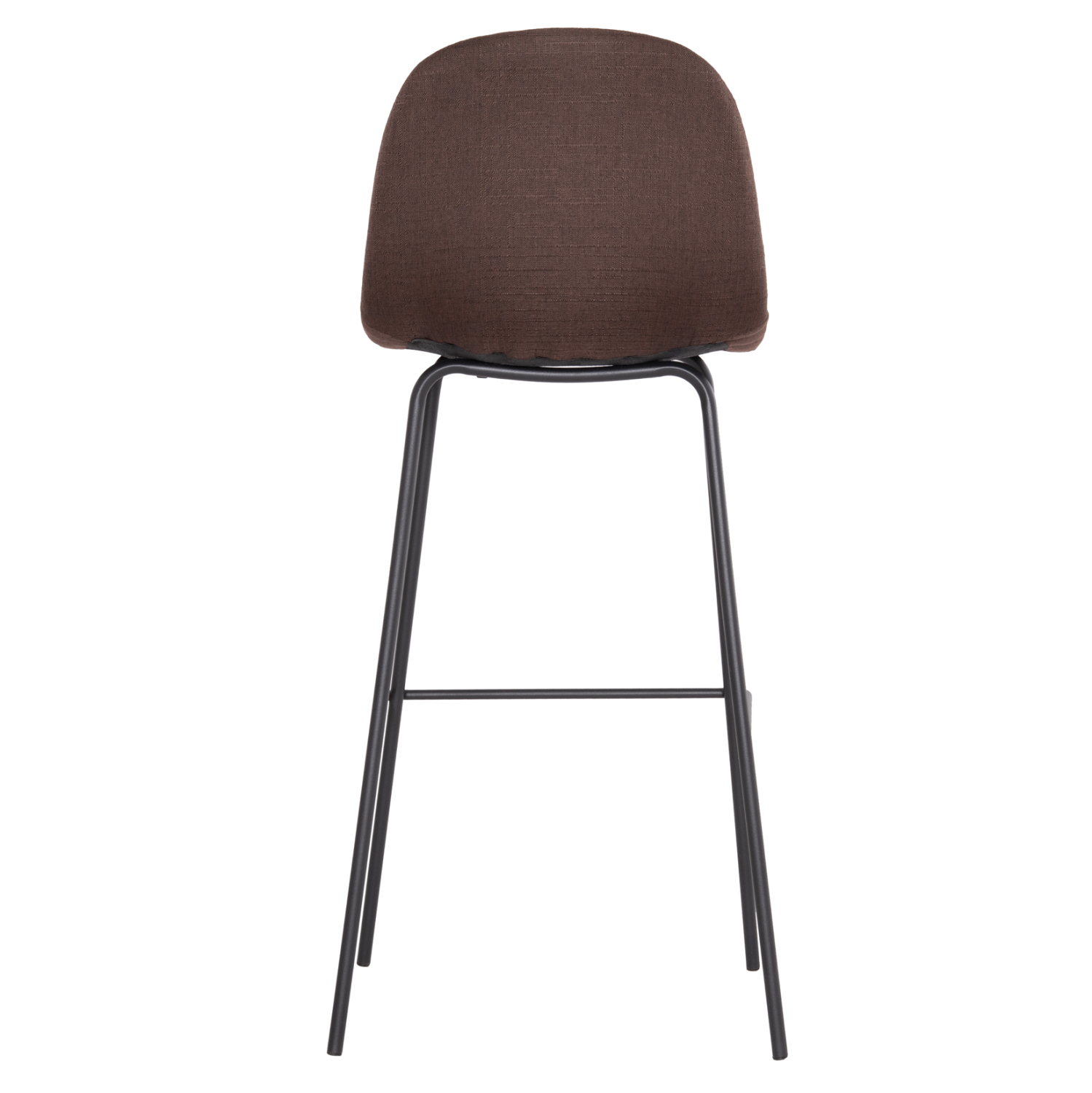 ΣΚΑΜΠΟ ΜΠΑΡ VINCENT HM8579.23 ΚΑΦΕ ΥΦΑΣΜΑ-ΜΑΥΡΟΣ ΜΕΤΑΛΛΙΚΟΣ ΣΚΕΛΕΤΟΣ 47x46x104Υεκ. 6