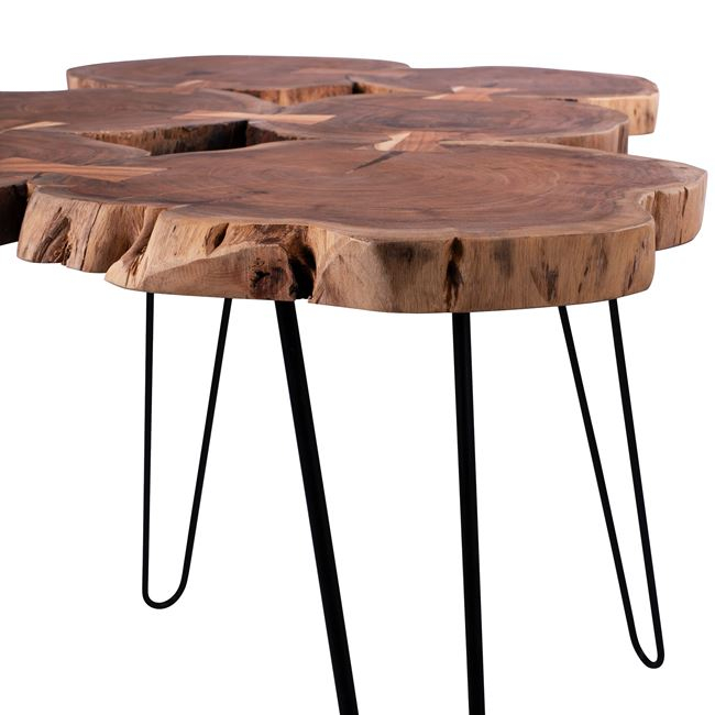 ΤΡΑΠΕΖΙ ΤΡΑΠΕΖΑΡΙΑΣ OSLO HM8207 ME ΜΑΣΙΦ ΚΟΡΜΟ ΑΚΑΚΙΑΣ 120Χ80Χ74 6