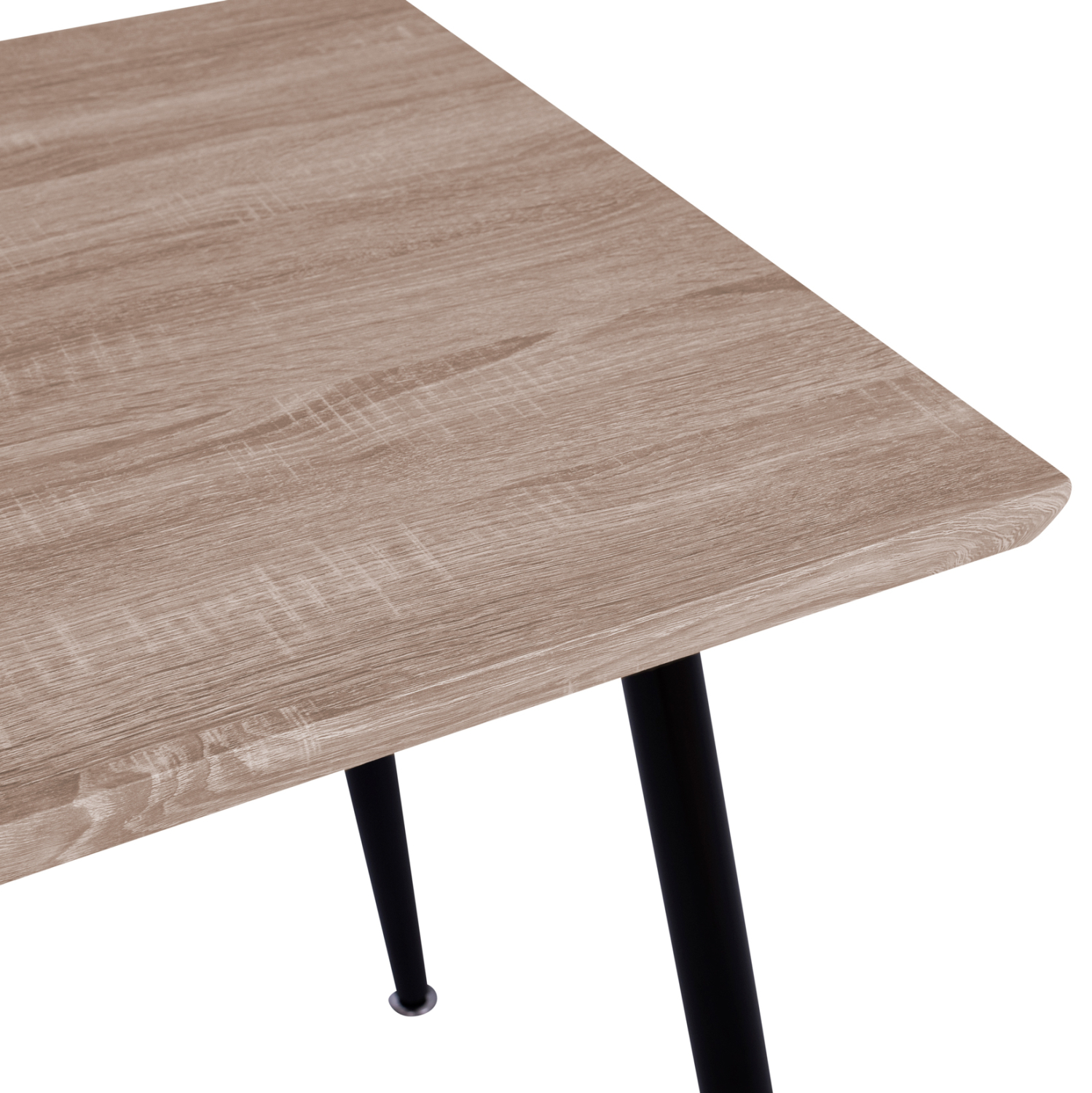 ΤΡΑΠΕΖΙ ΤΡΑΠΕΖΑΡΙΑΣ PALOMA HM8334.01, 120X70Χ76,5 SONΟMA, ΜΑΥΡΑ ΠΟΔΙΑ 4