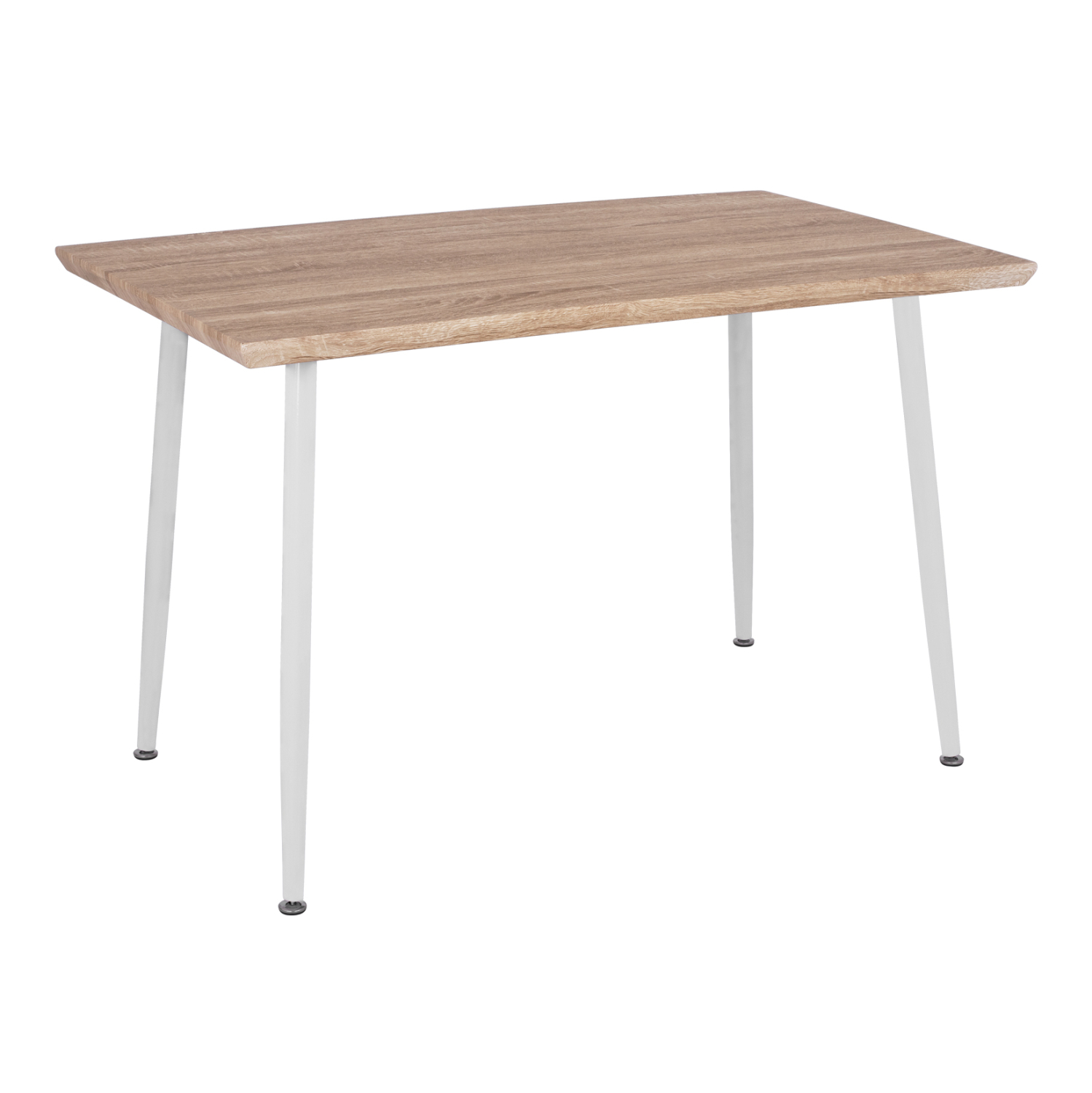 ΤΡΑΠΕΖΙ ΤΡΑΠΕΖΑΡΙΑΣ PALOMA HM8334.02, 120X70X76,5- SONOMA, ΛΕΥΚΑ ΠΟΔΙΑ 1