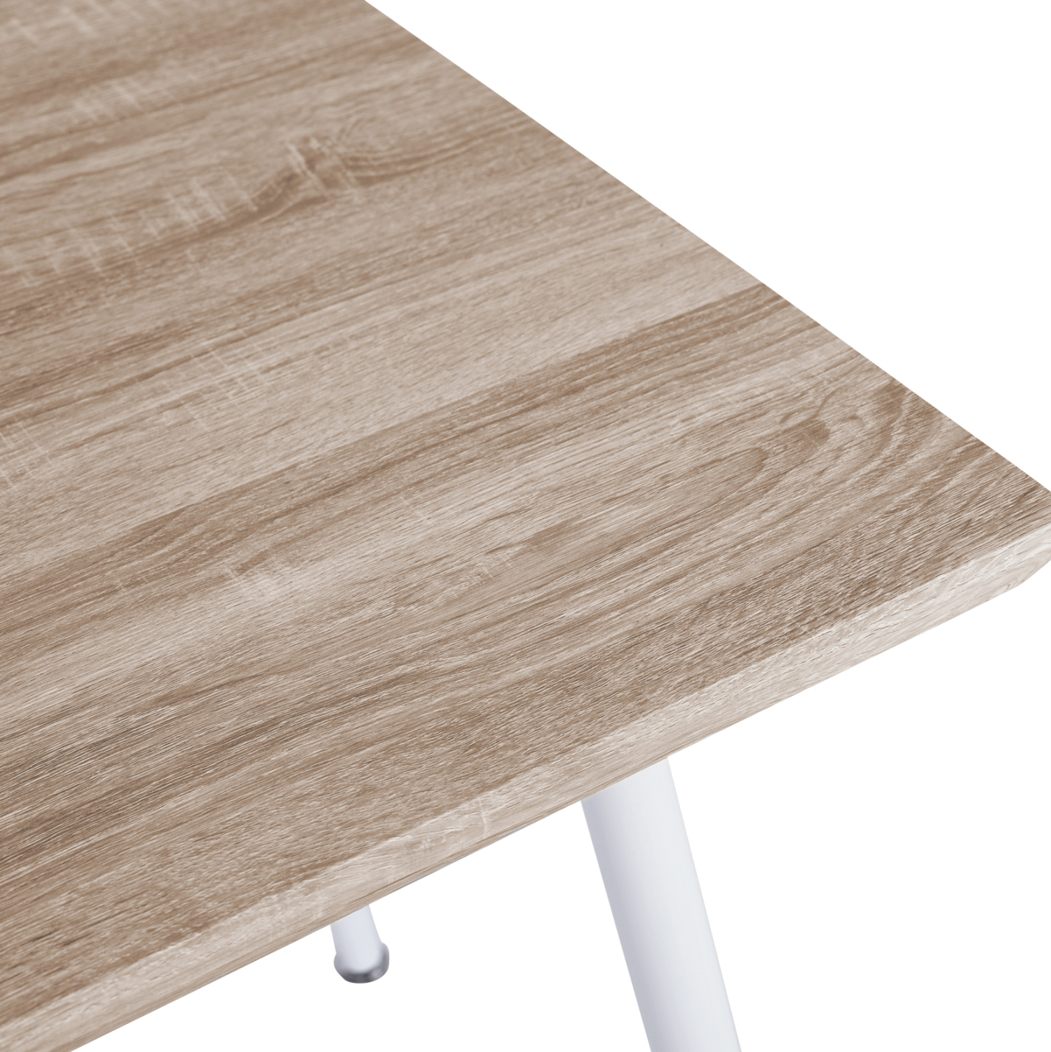 ΤΡΑΠΕΖΙ ΤΡΑΠΕΖΑΡΙΑΣ PALOMA HM8334.02, 120X70X76,5- SONOMA, ΛΕΥΚΑ ΠΟΔΙΑ 4